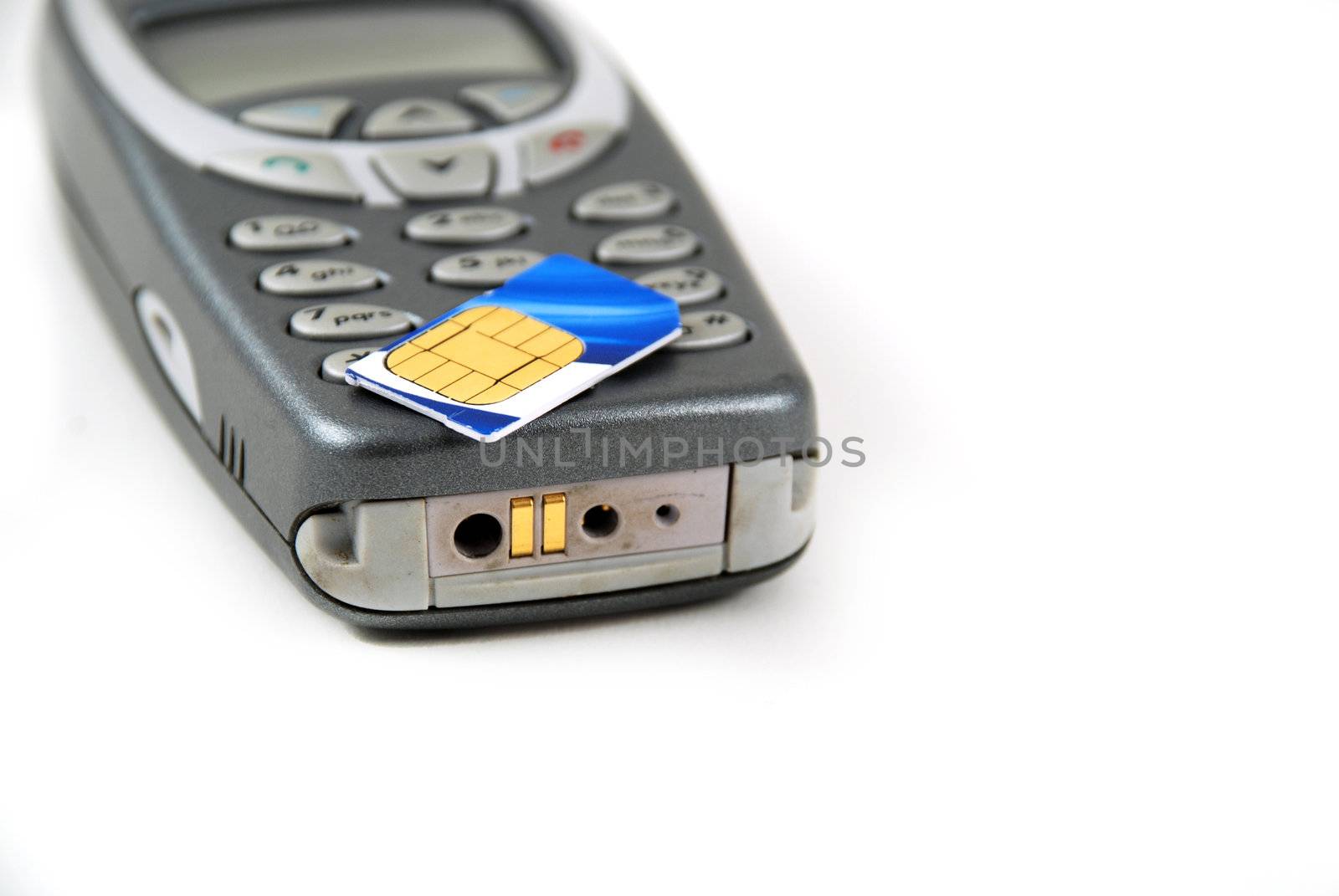 stock pictures of the components for a typical cell phone