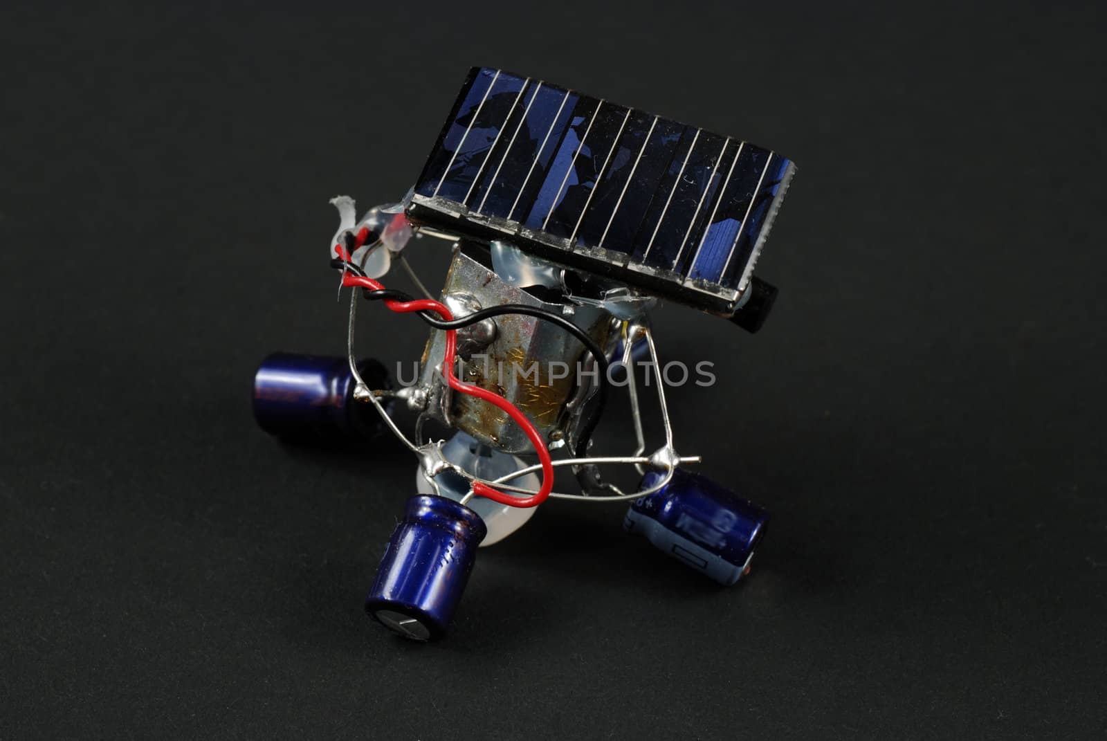 stock pictures of a robot powered by solar energy