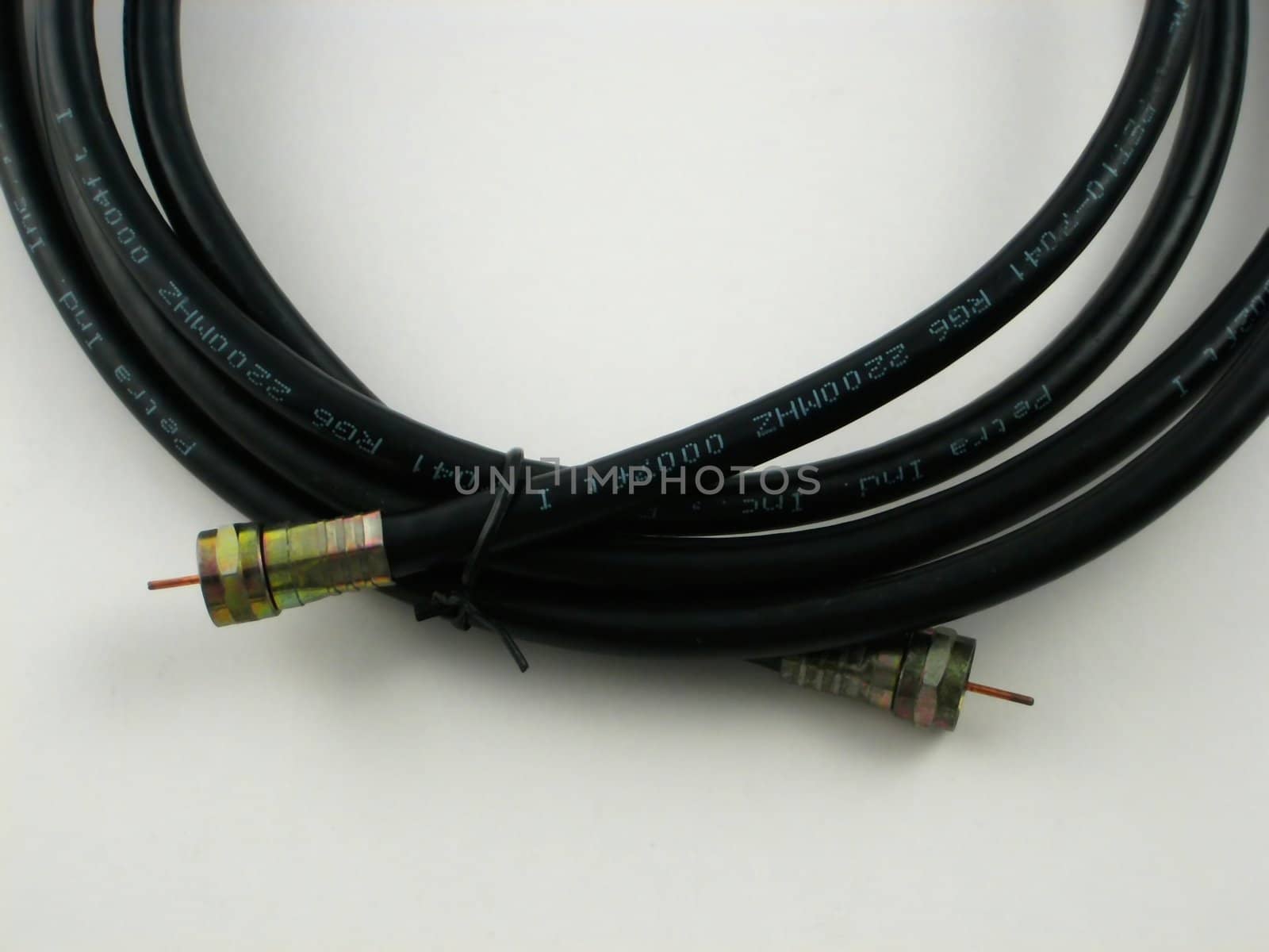 Rolled coaxial cable