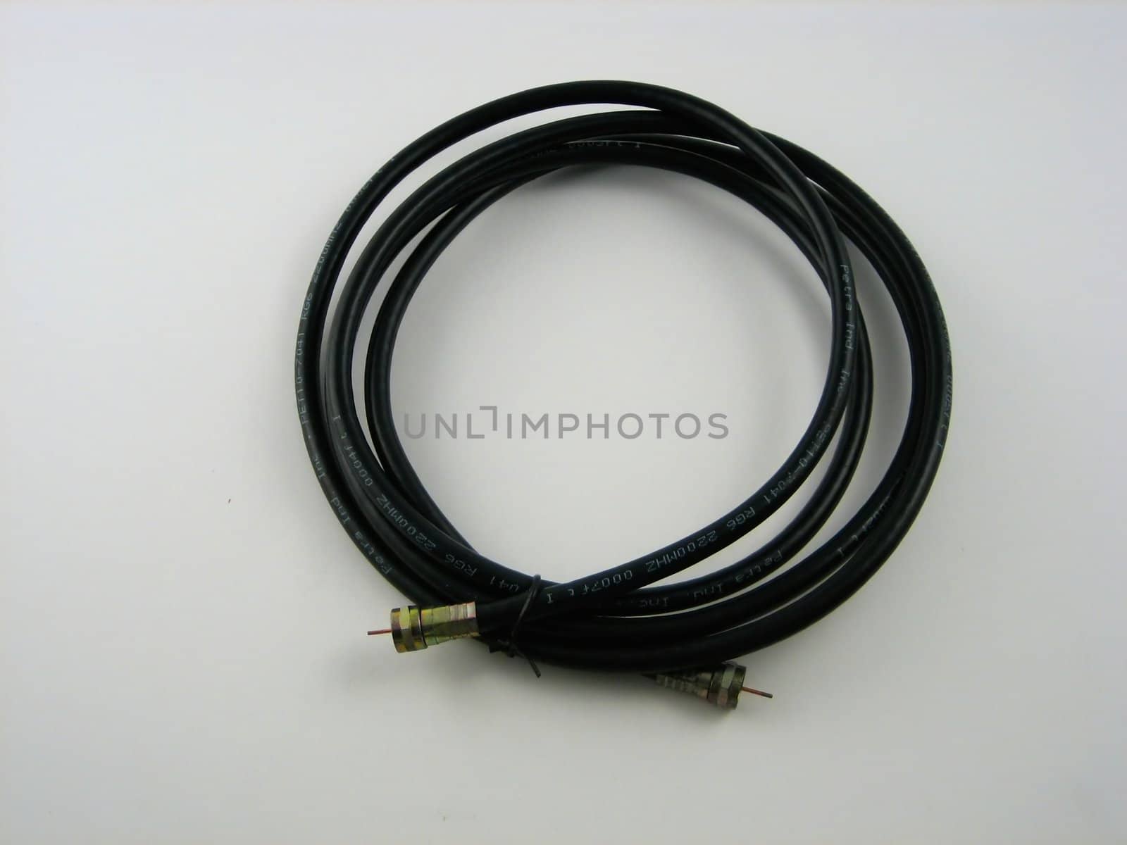 Rolled coaxial cable