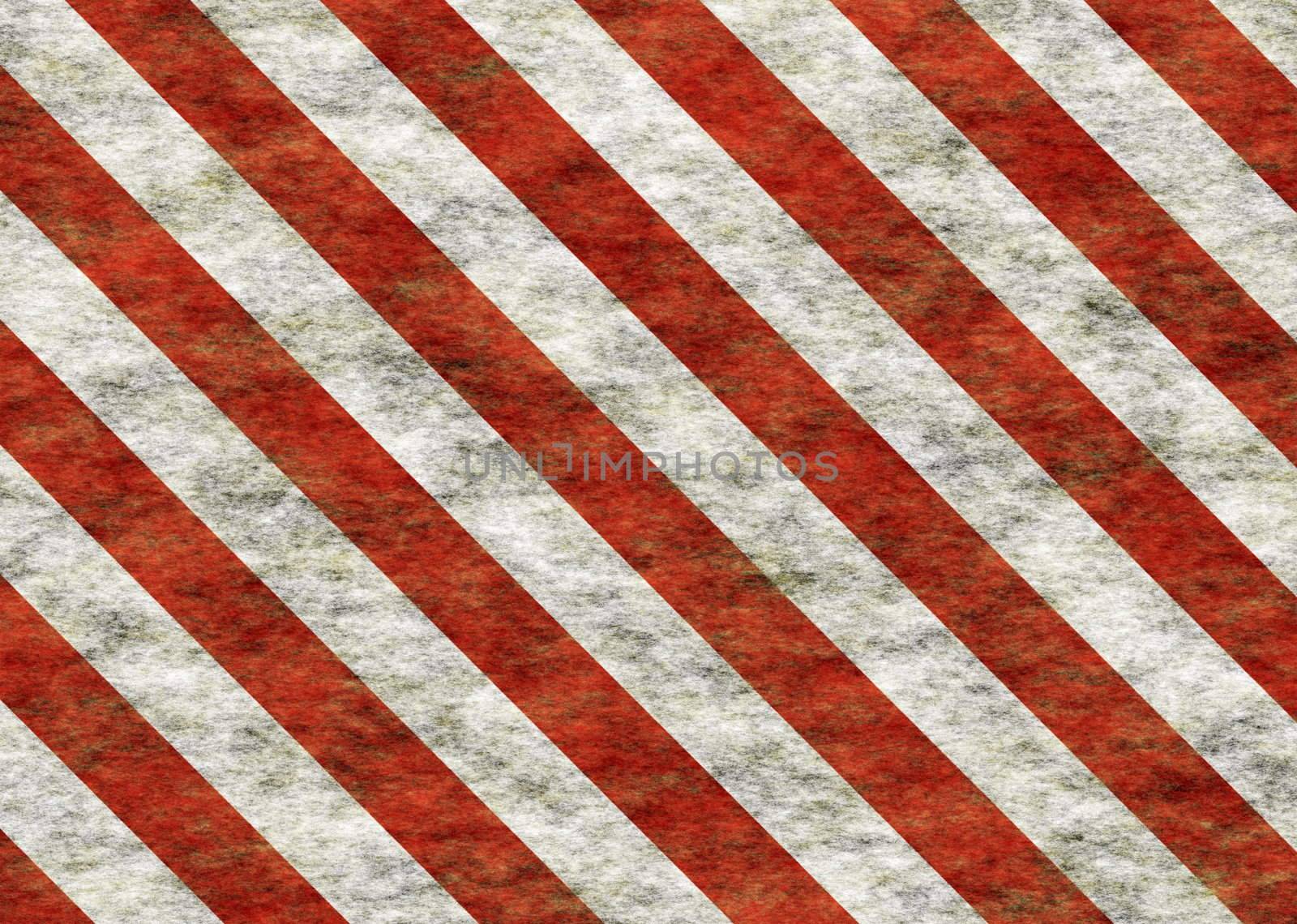 Red and White Grunge Abstract Background in Stripes
