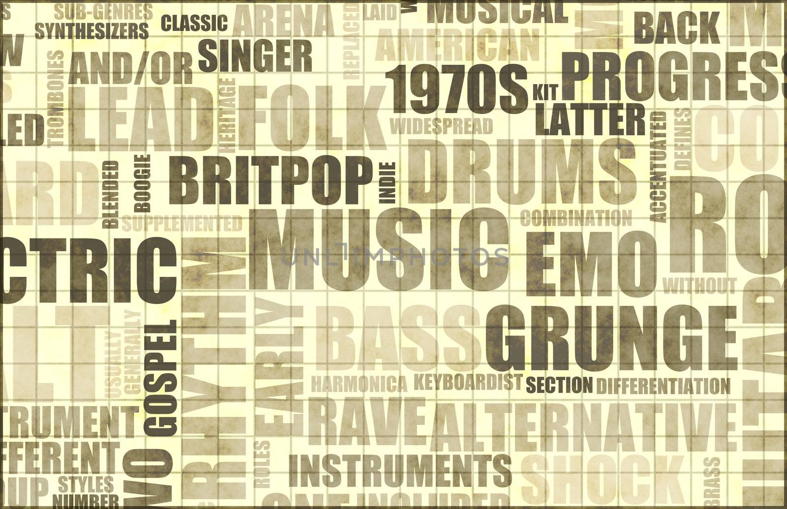 Music Festival Concept as a Funky Art