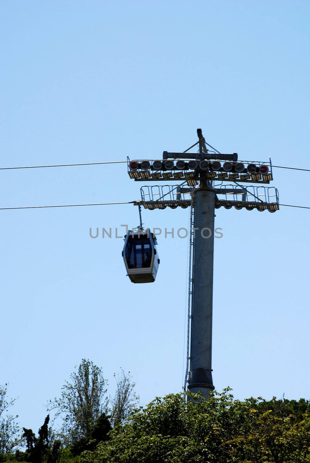 pictures of aerial carts used in turist cities for travel and transportation