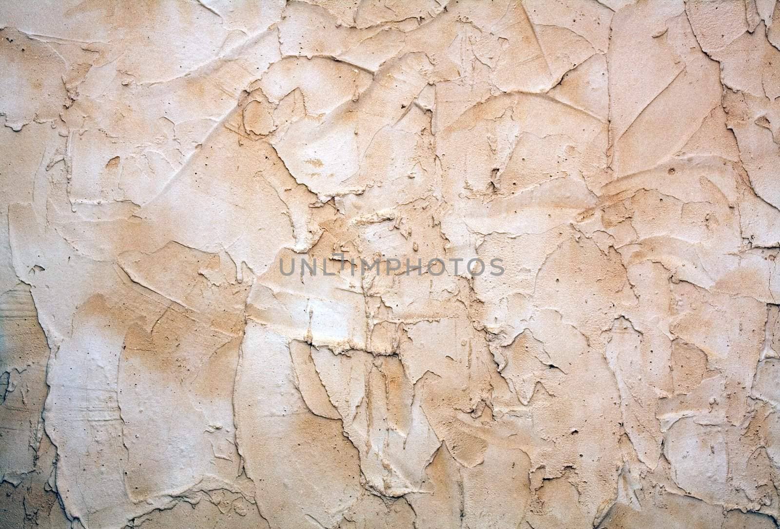 plastered concrete wall by Vladimir