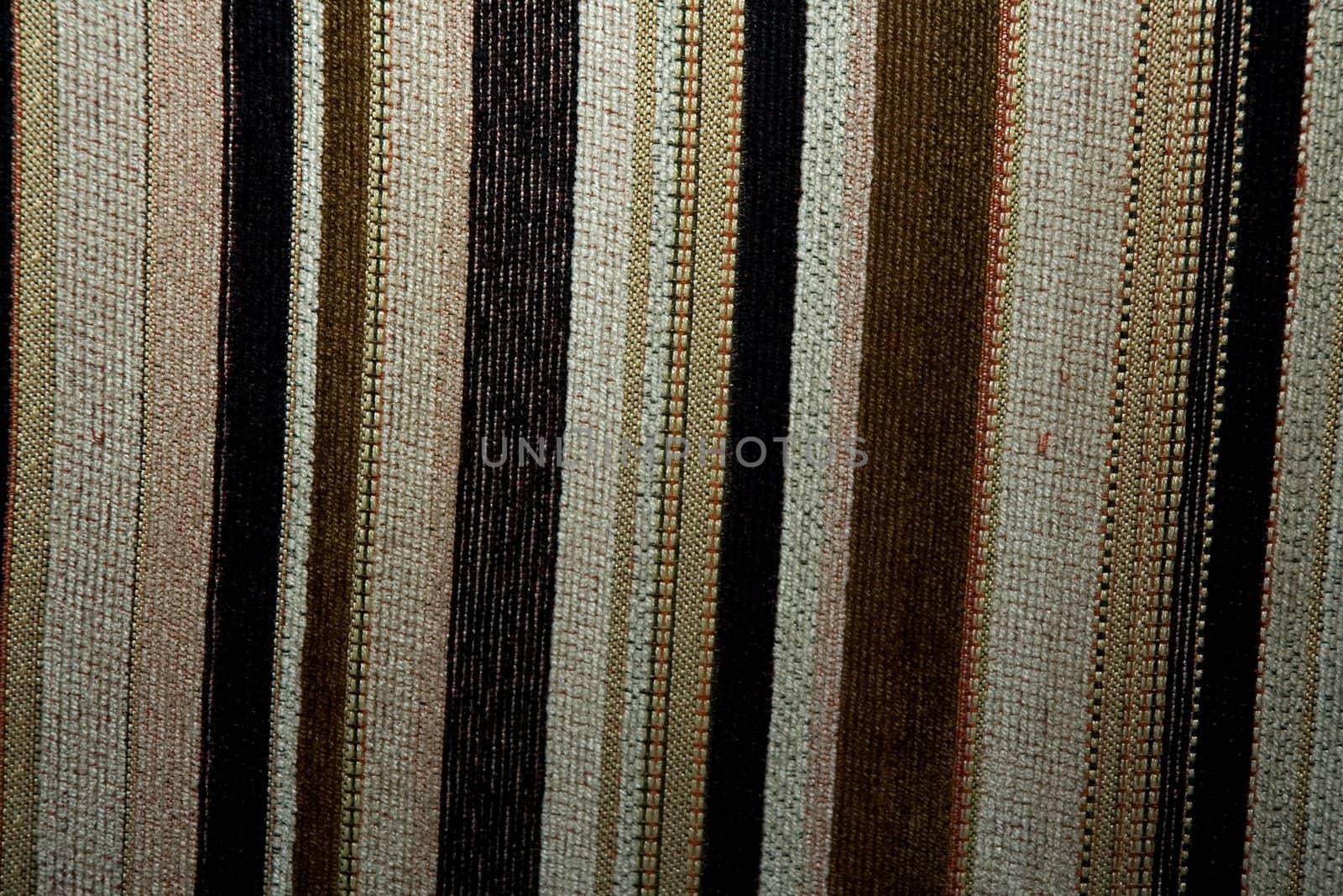 Brown color striped fabric. Abstract background