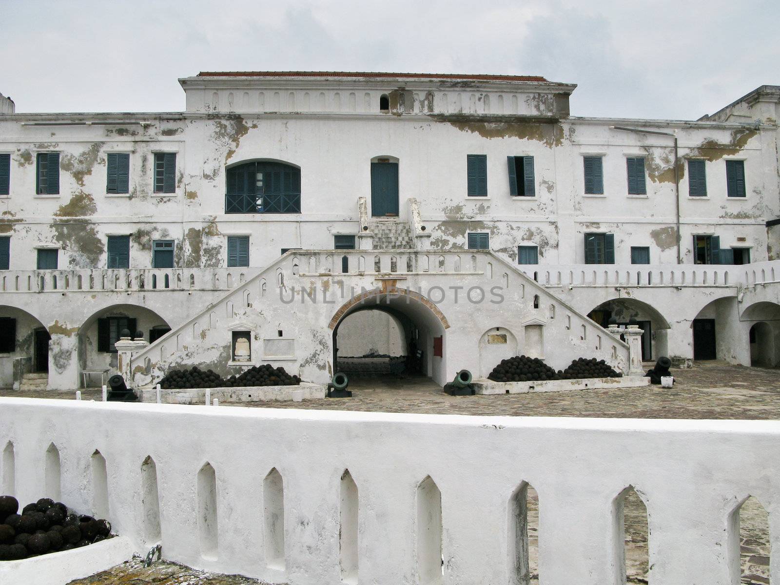 Elmina Castle in Ghana entrance by steheap