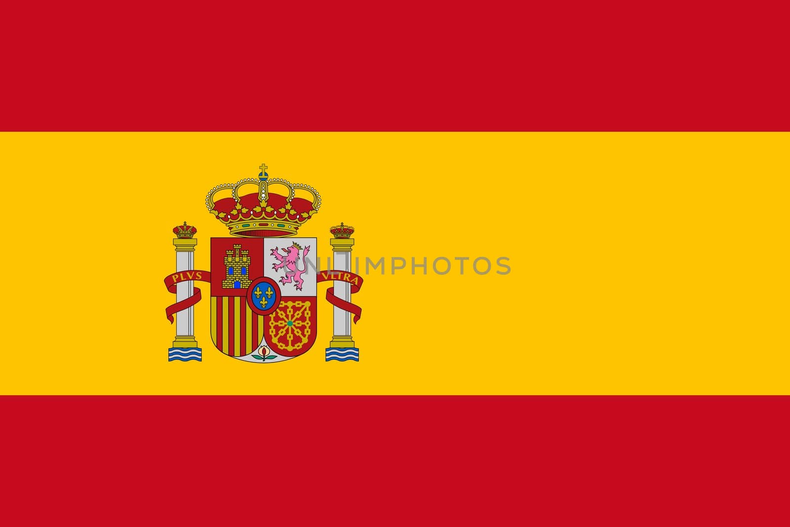 The national flag of Spain