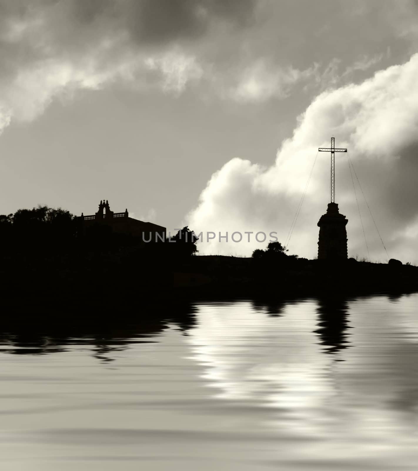 Chapel and Cross by PhotoWorks
