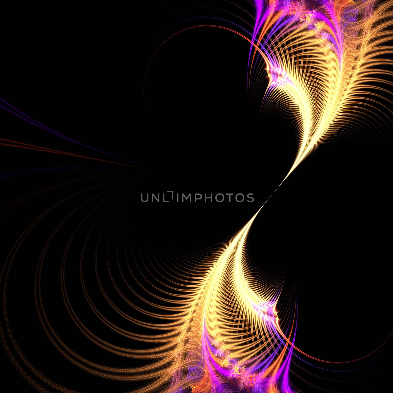 Surreal Purple Fractal Vortex by graficallyminded