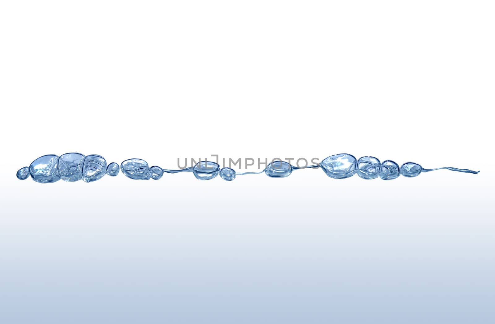 Splashing water abstract background isolated with clipping path