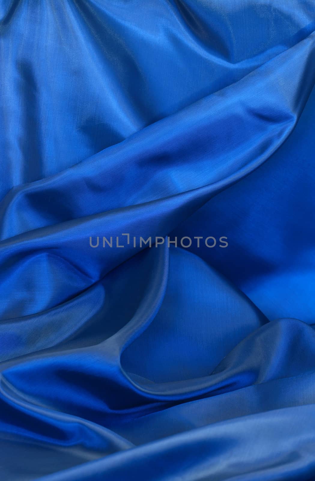Background made from nice smooth blue textile