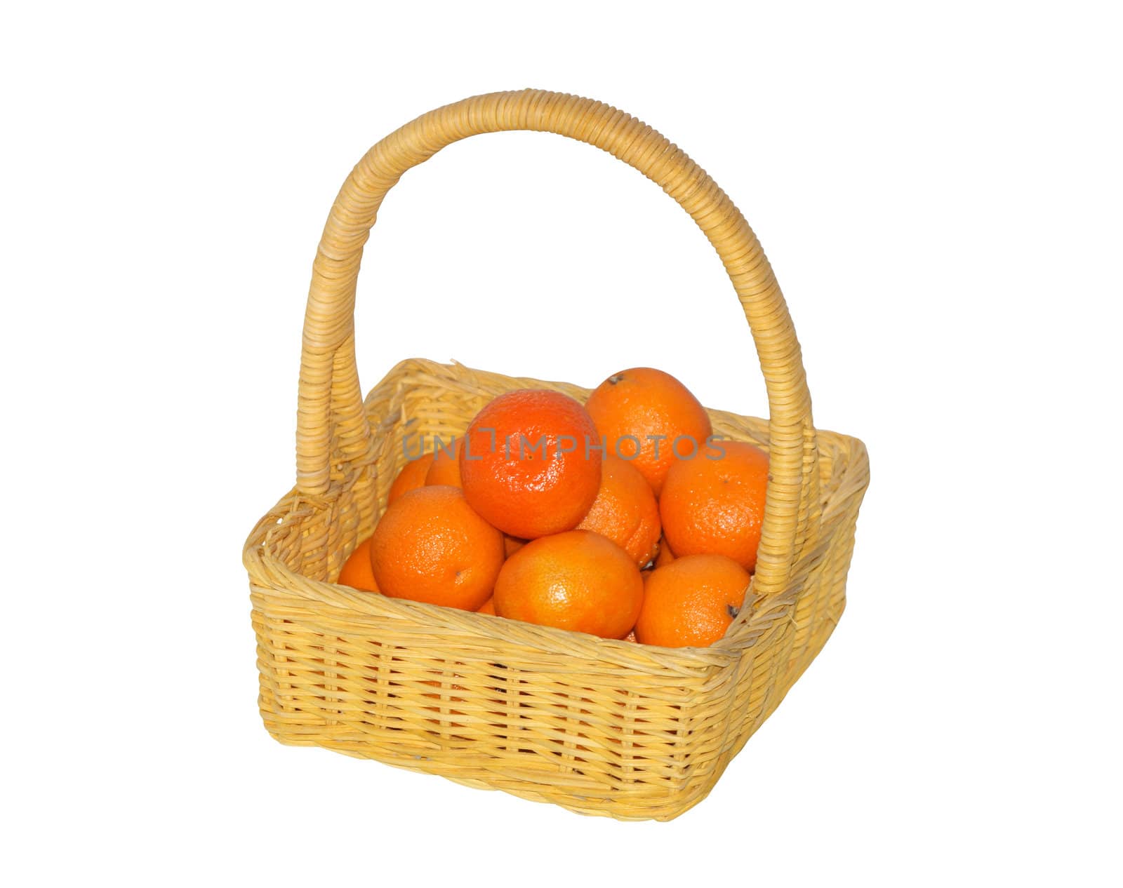 Basket With Tangerines by kvkirillov