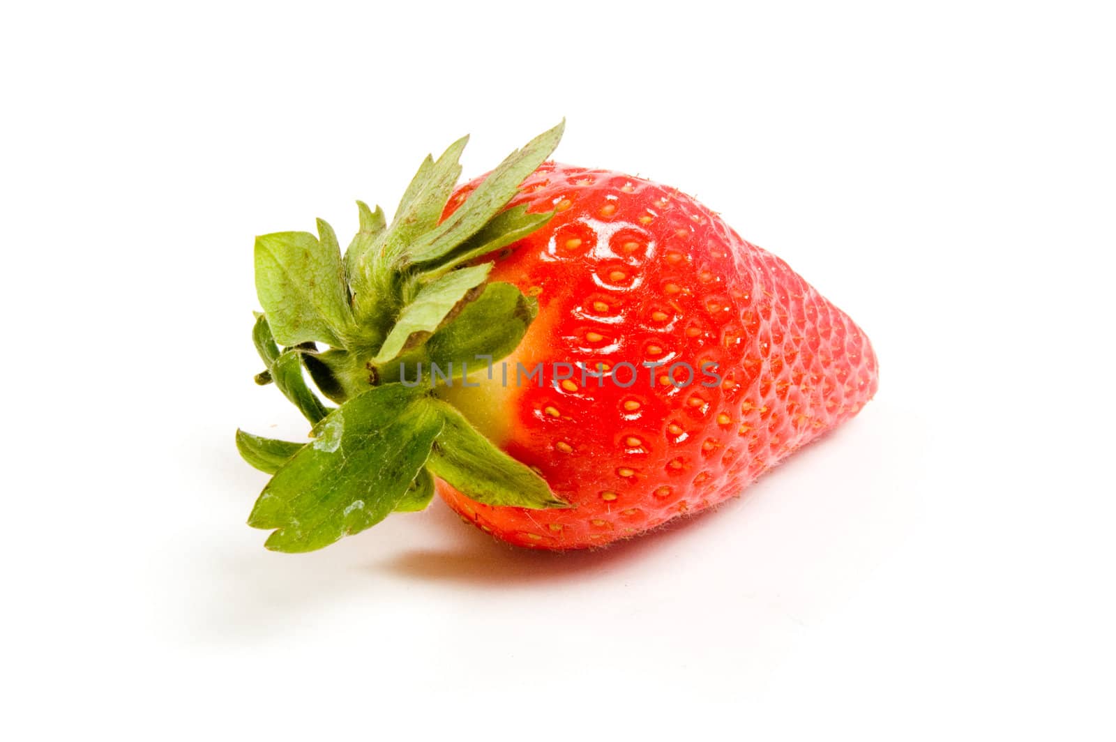 strawberry isolated on a white background  by ladyminnie