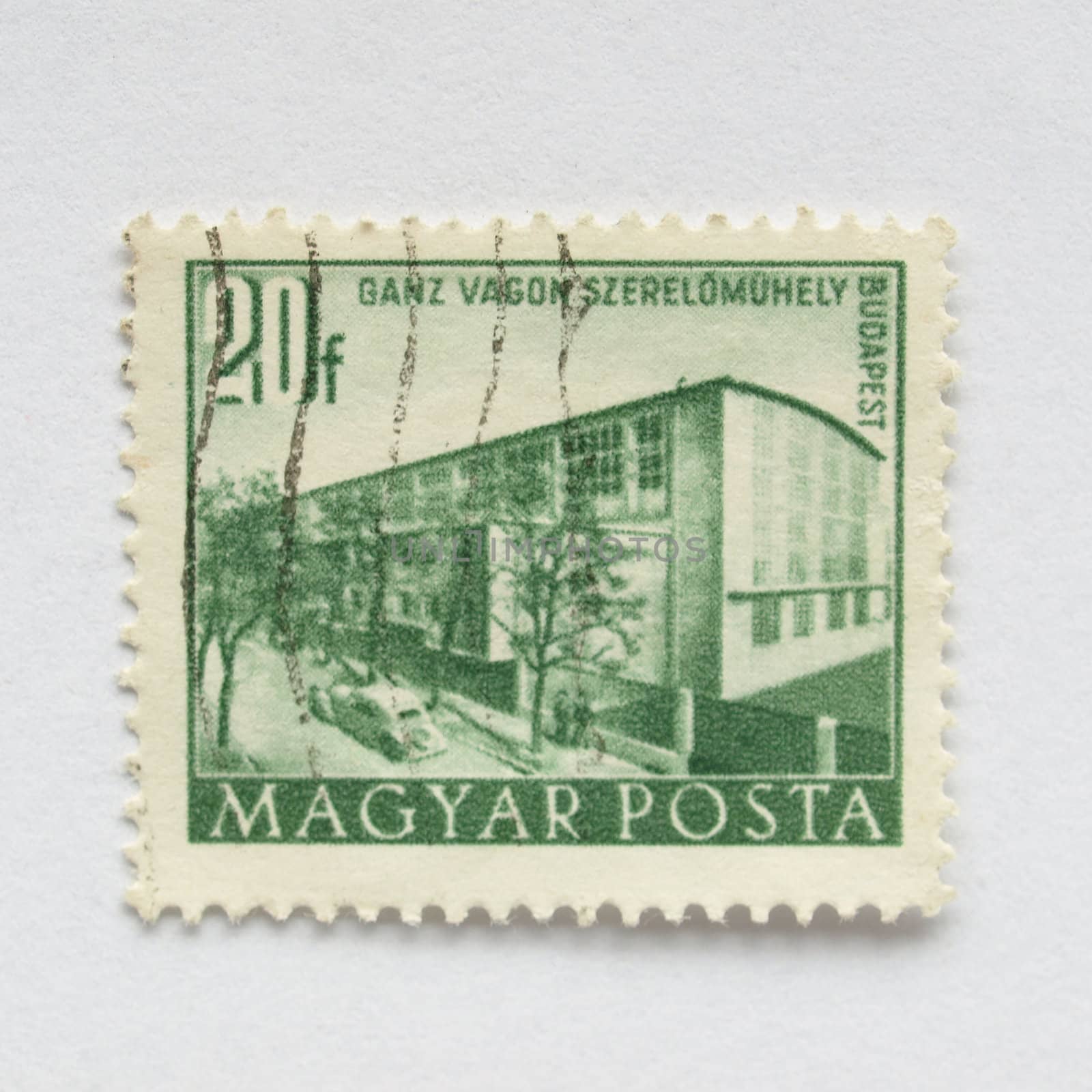 Hungarian postage stamp from Hungary (European Union)