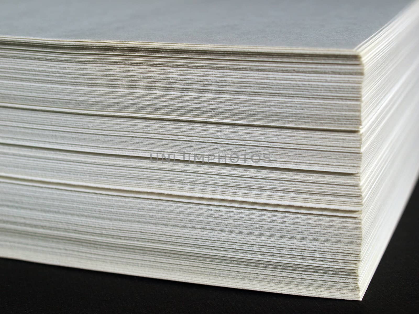 Blank sheets of A4 paper for office use