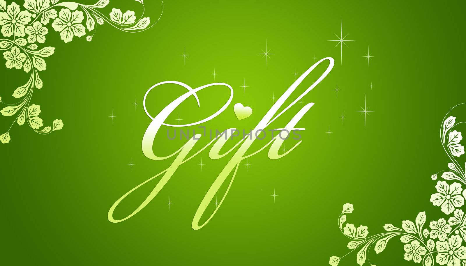 Green Gift Card by kbuntu