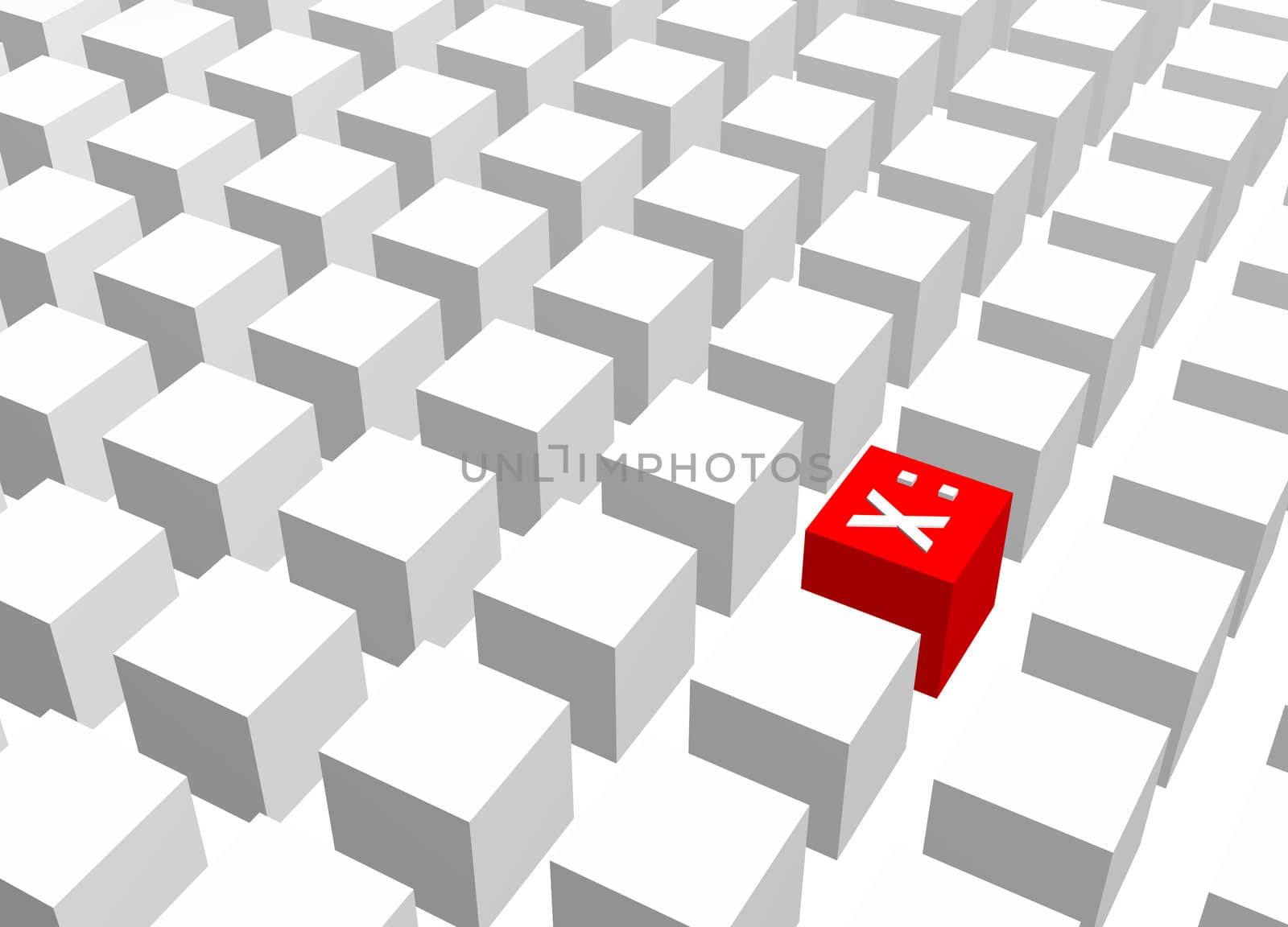 Censorship Abstract Background Creative Concept Red White