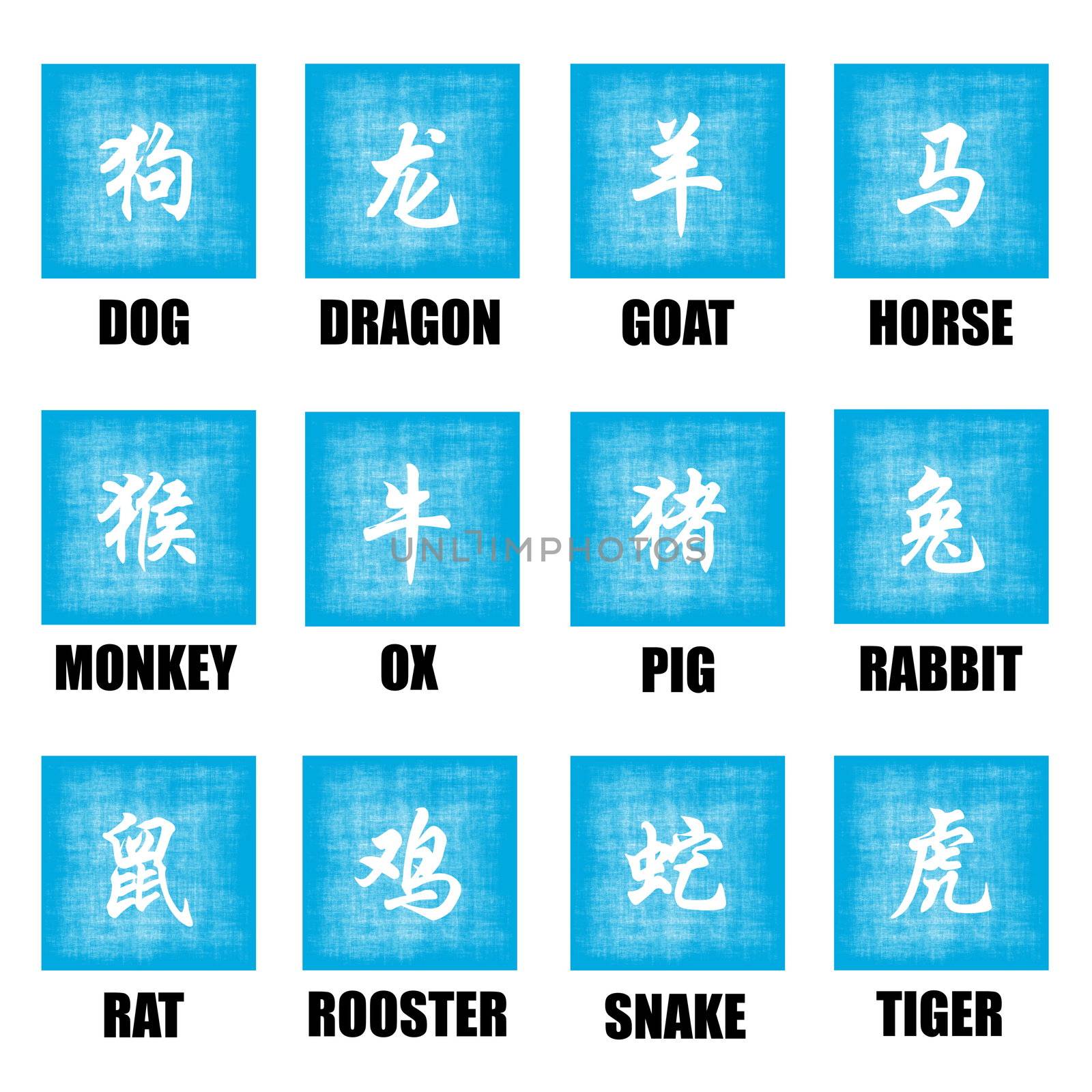 Chinese Zodiac by kentoh