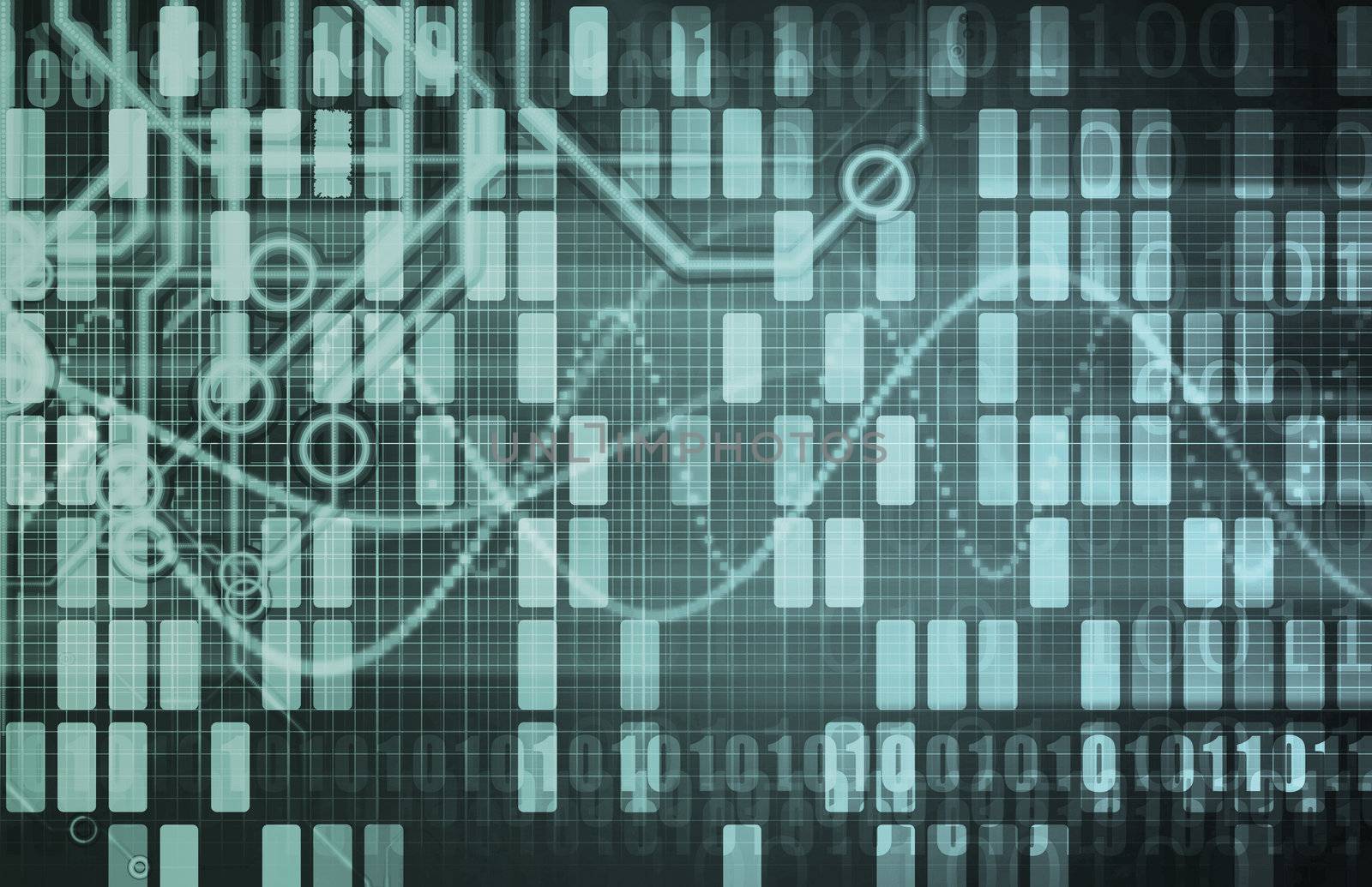 Internet World Wide Web Abstract Tech Background