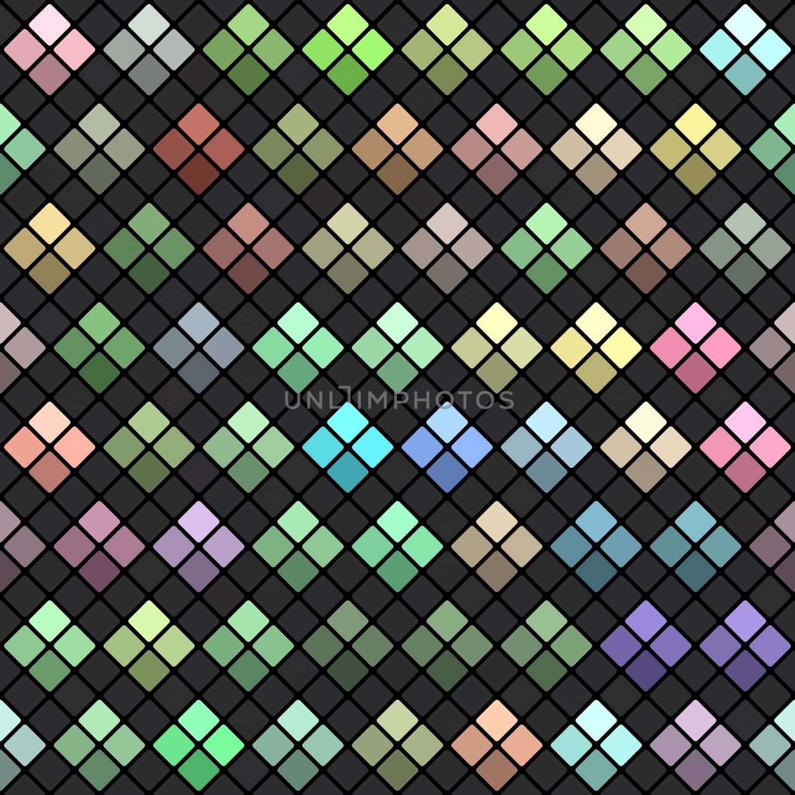 seamless chequered texture of colorful squares 