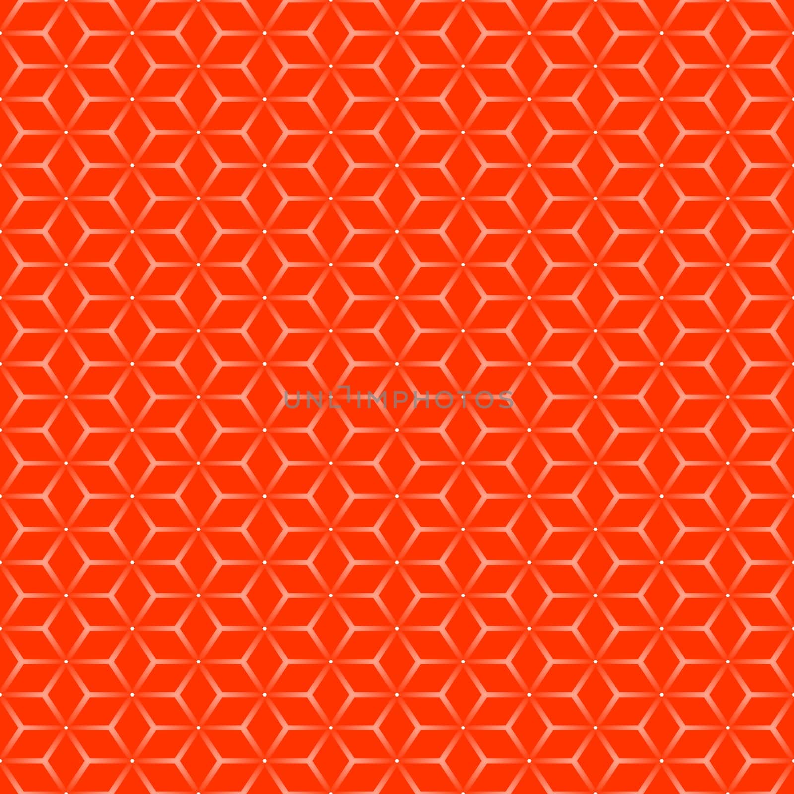 seamless texture of repeating optical lines on bright red