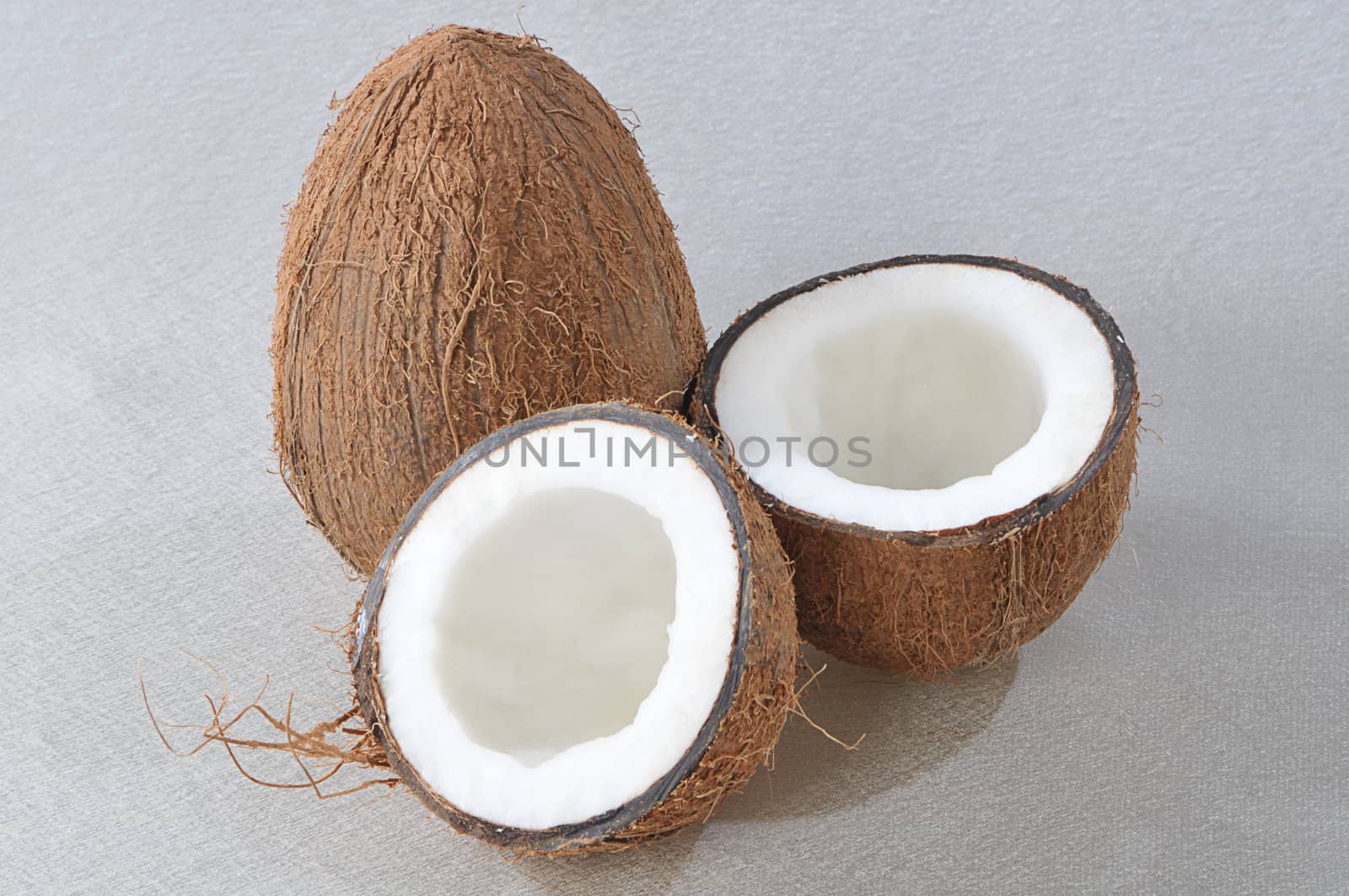 Unsealed coconut