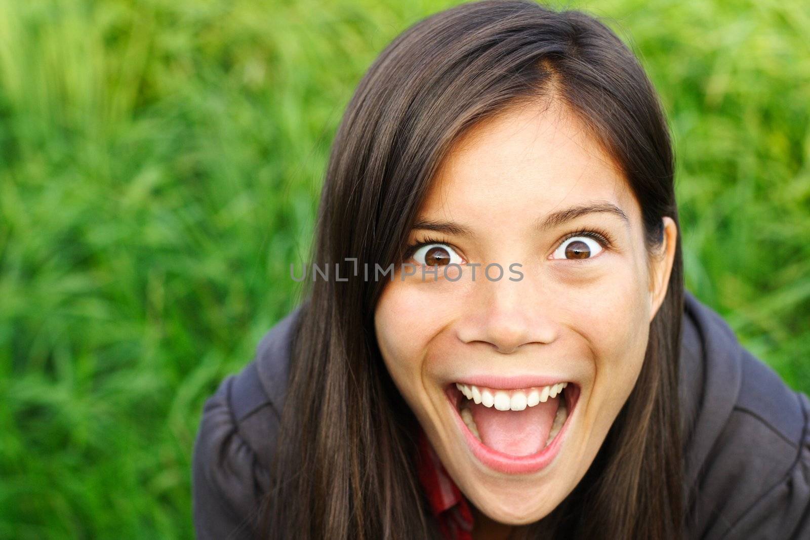 surprised woman expression