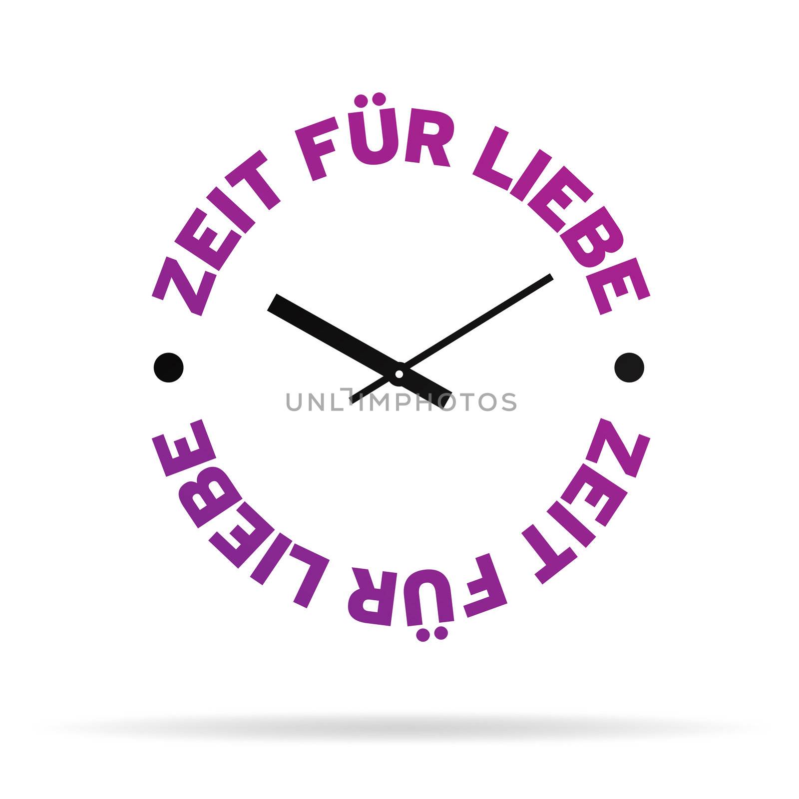 Time For Love Clock by kbuntu