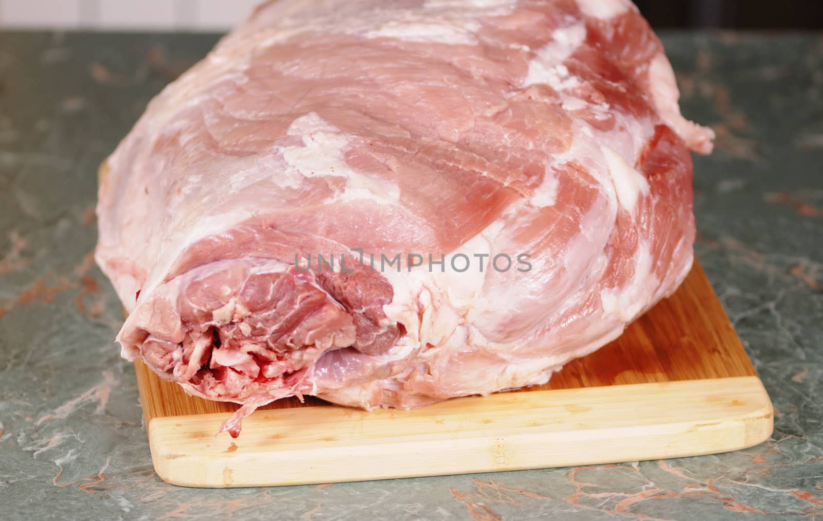 Preparation of the big piece of meat