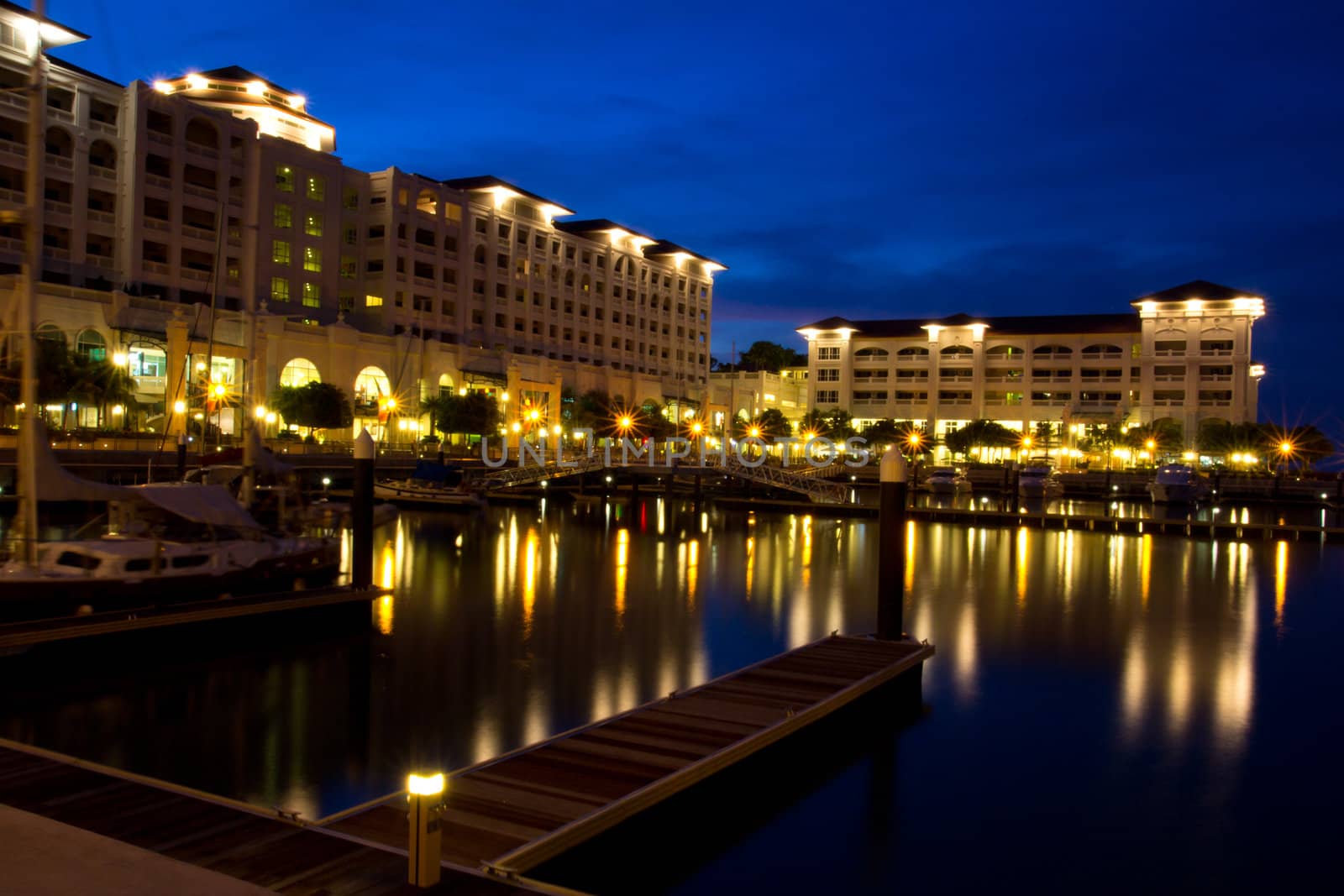 One of the famous tourist spots in Penang, Strait Quay