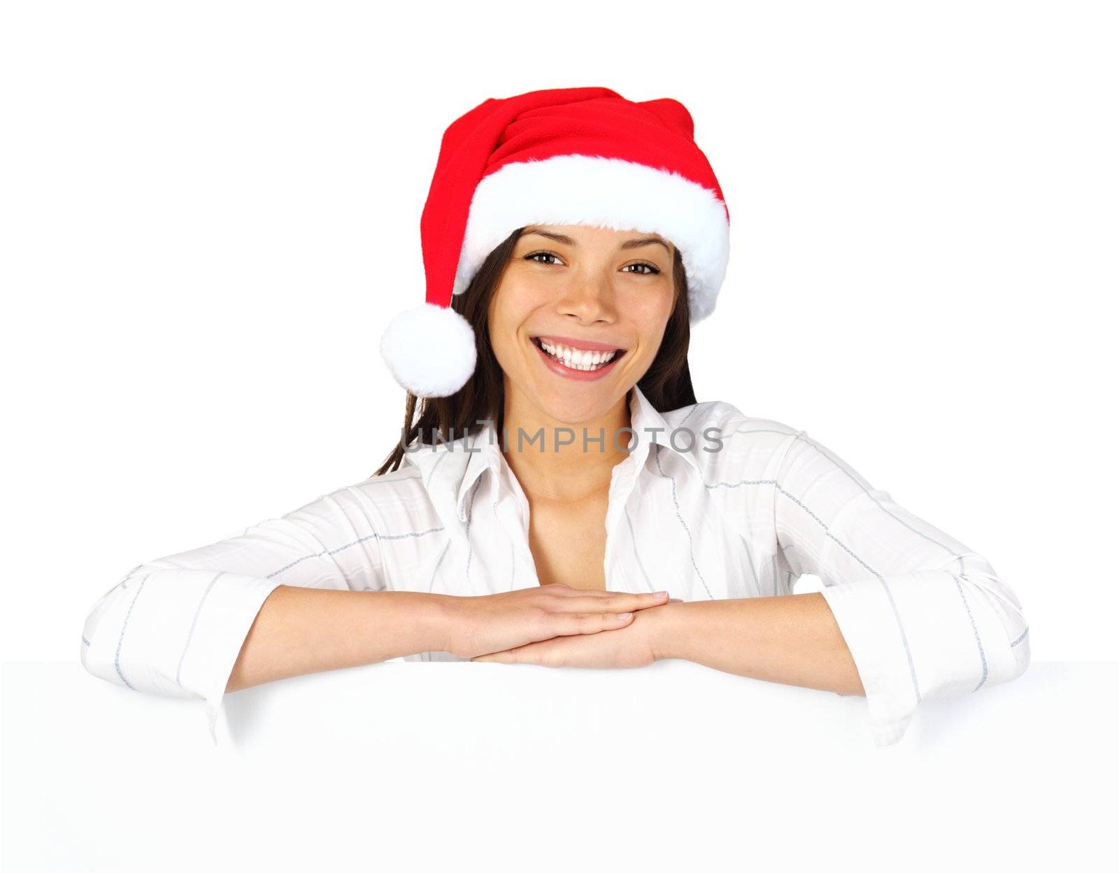 Christmas woman sign by Maridav