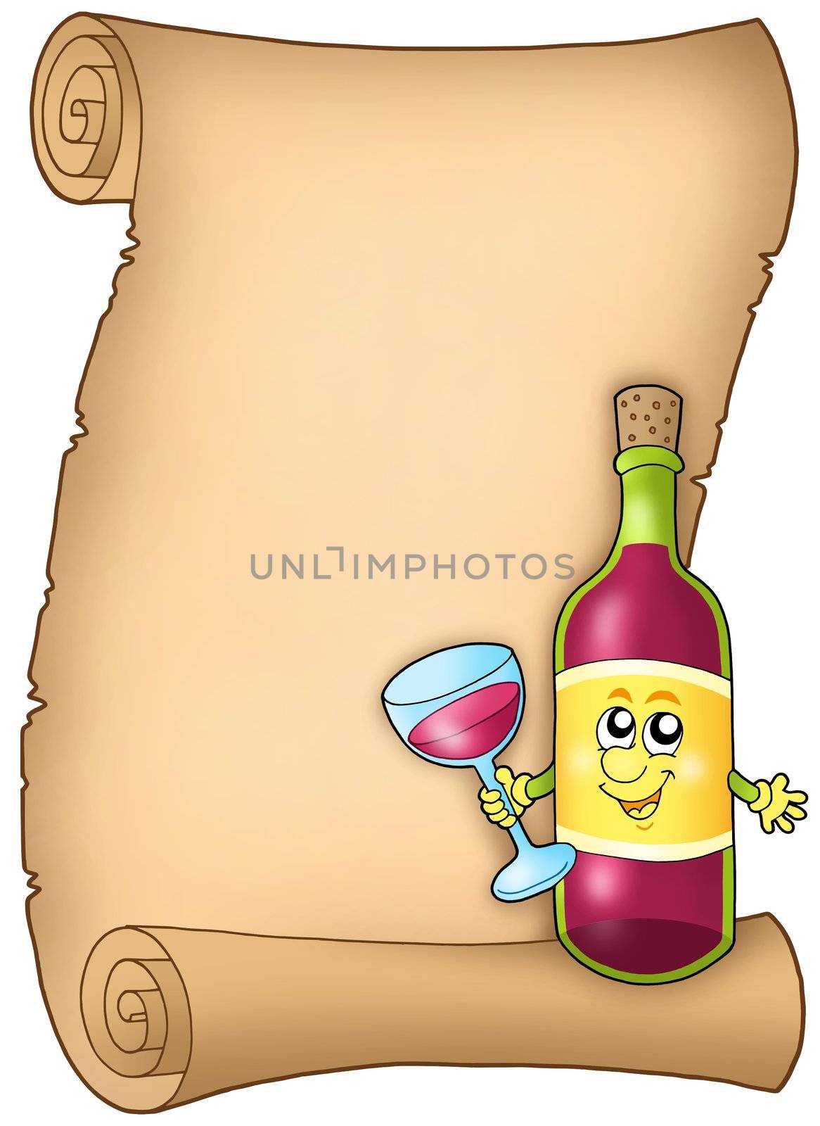 Cartoon wine list by clairev