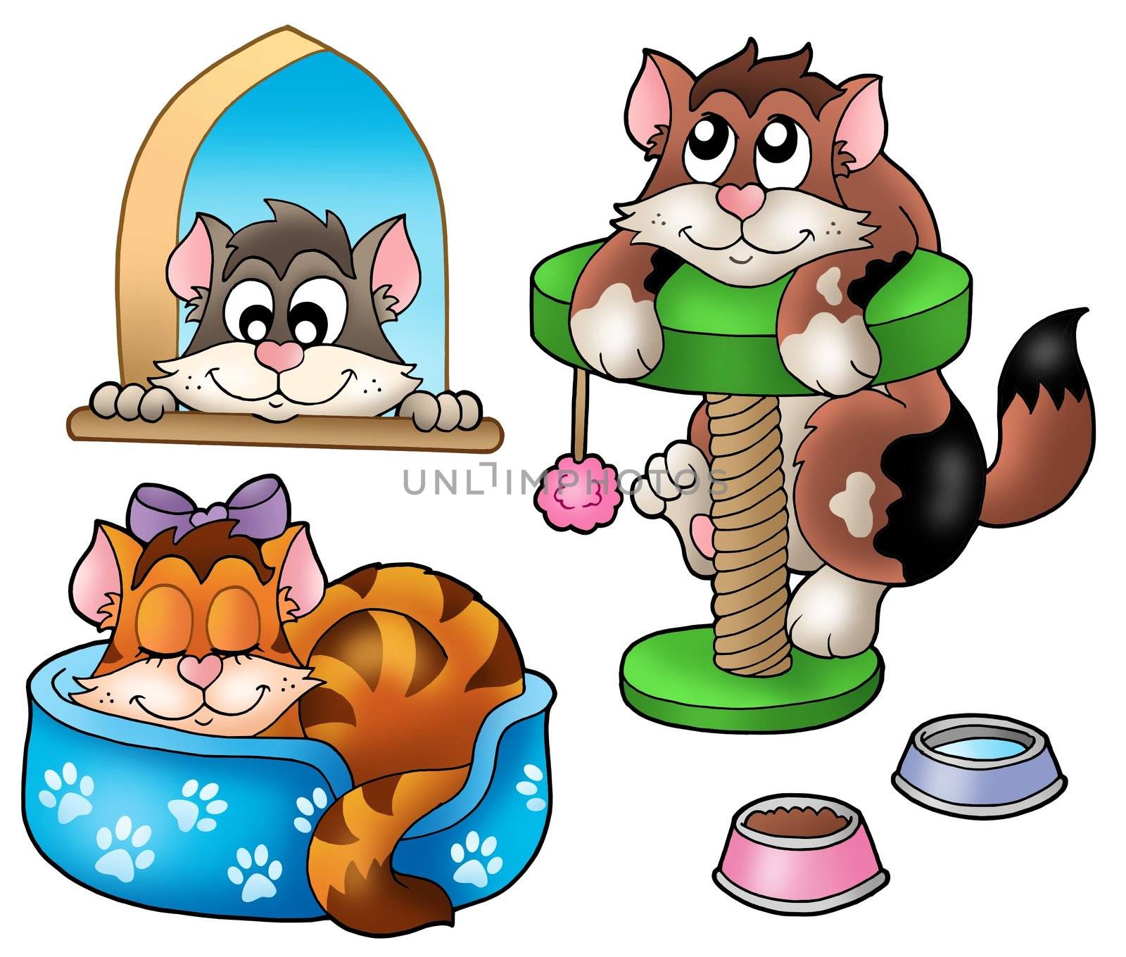 Cute cats collection by clairev