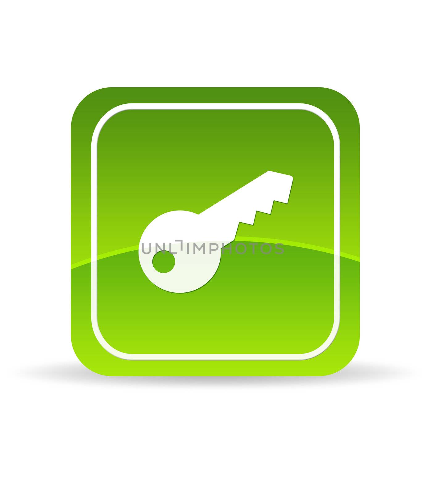 Green Key Icon by kbuntu