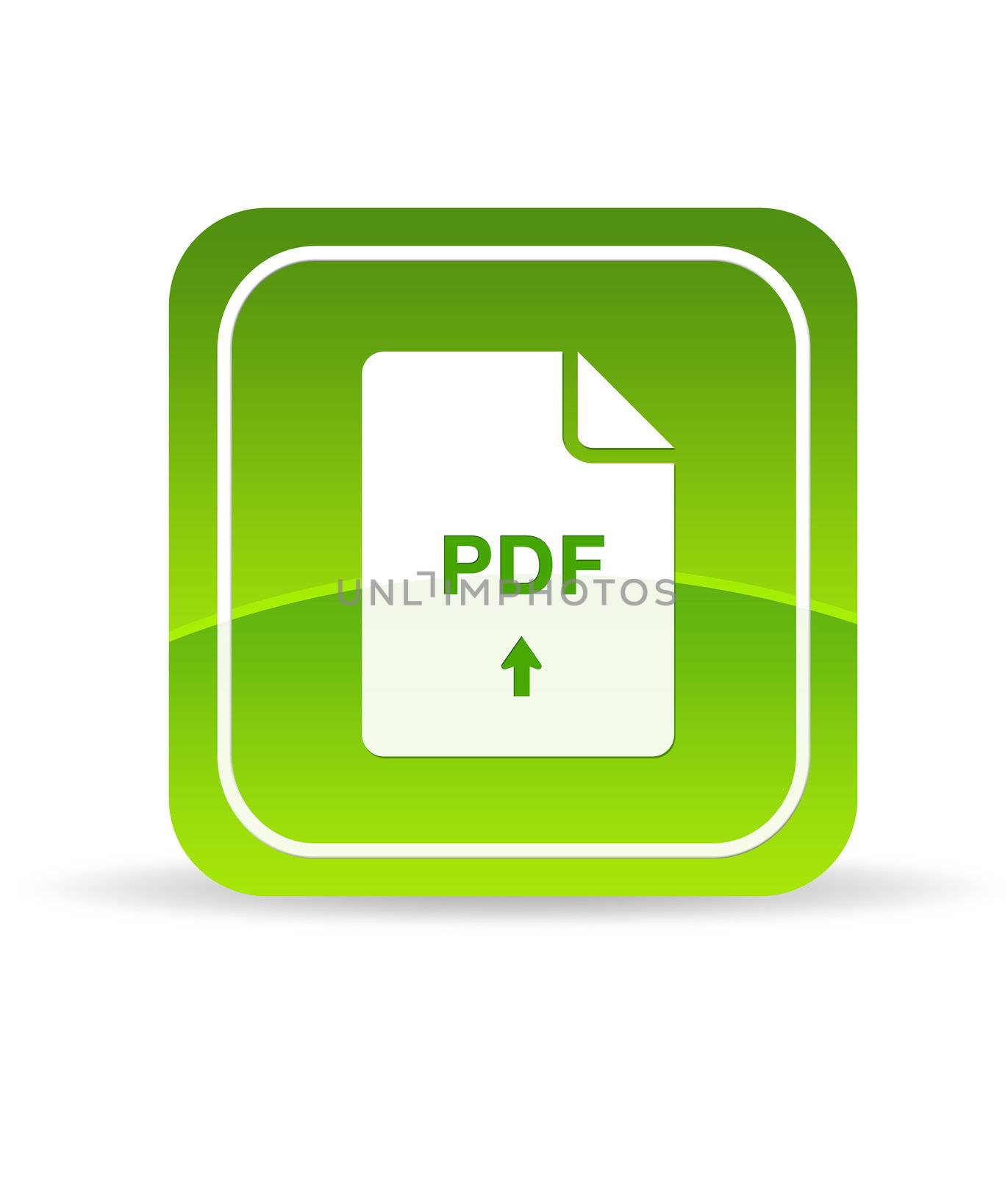 Green PDF Document Icon by kbuntu
