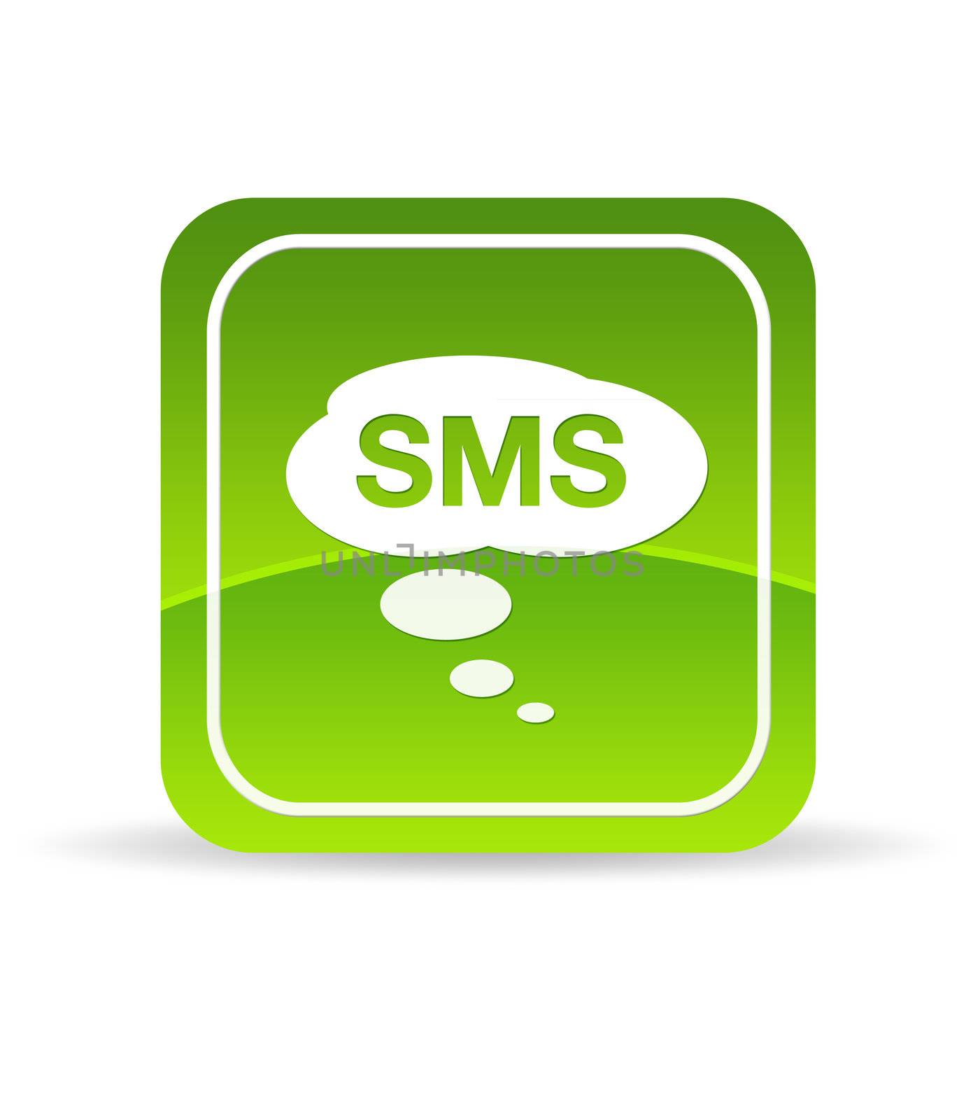 Green SMS Icon by kbuntu
