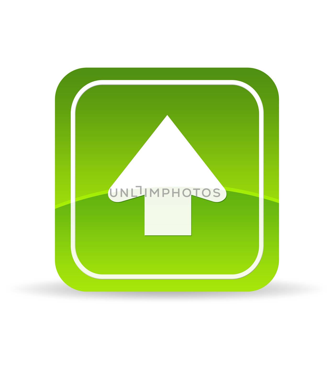 Green Upload Icon by kbuntu