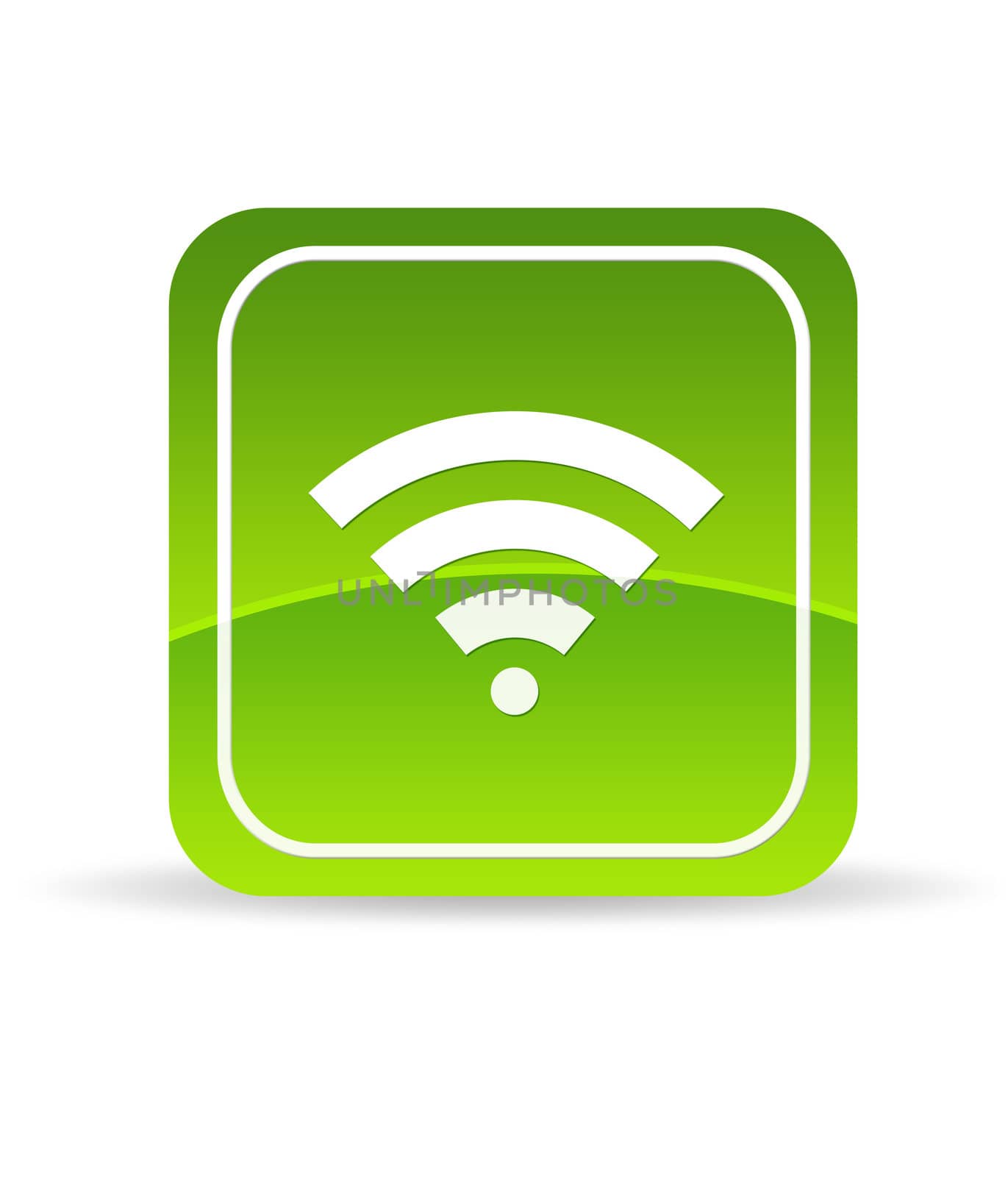 Green Wifi Icon by kbuntu