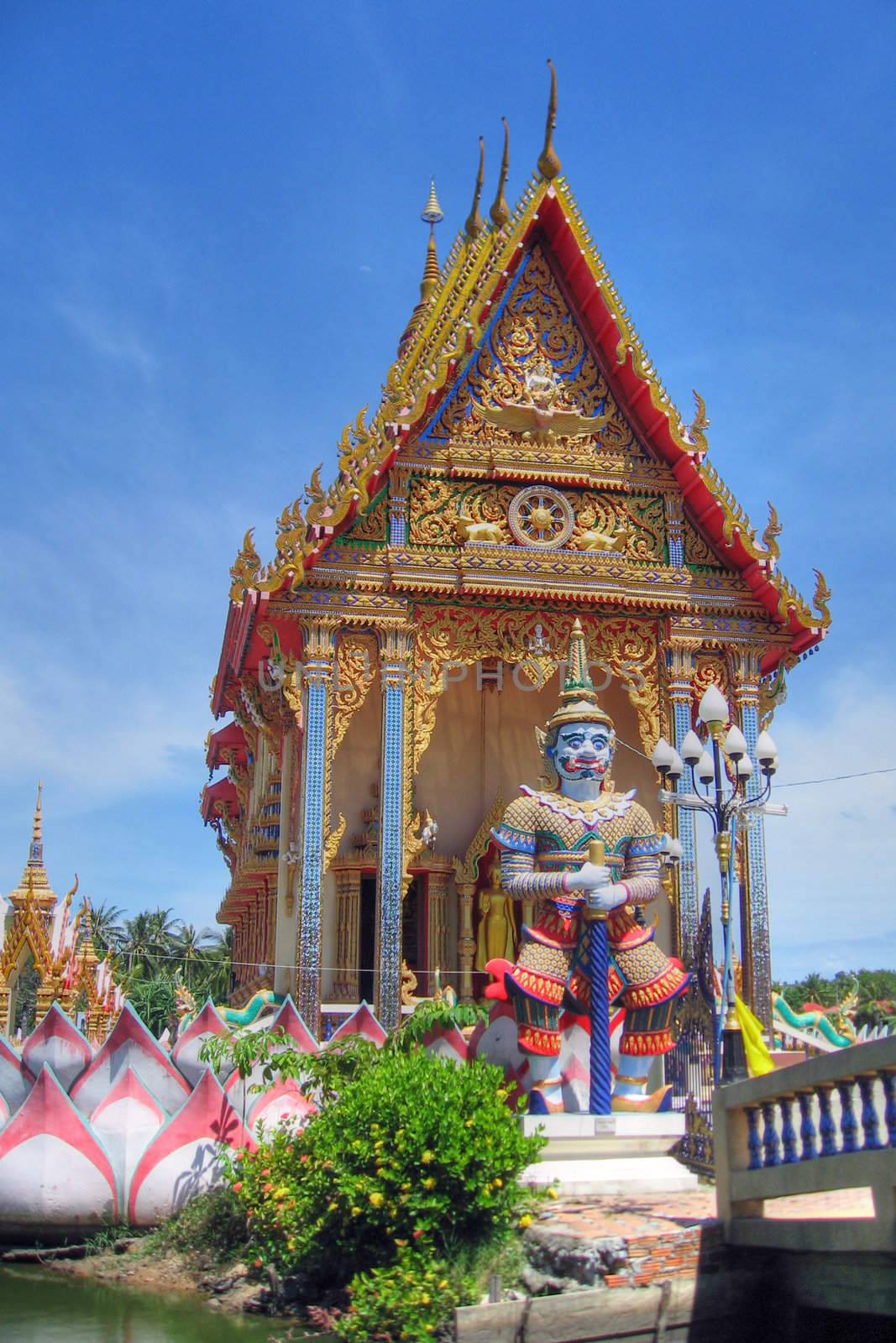 A Temple in Koh-Samui, Thailand