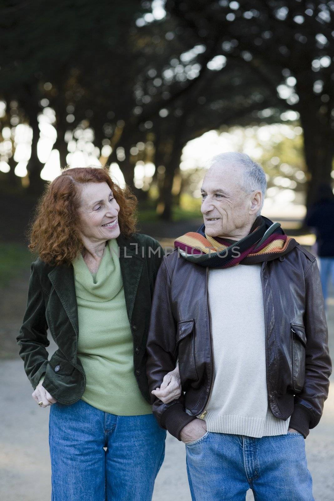 Smiling Senior Couple by ptimages