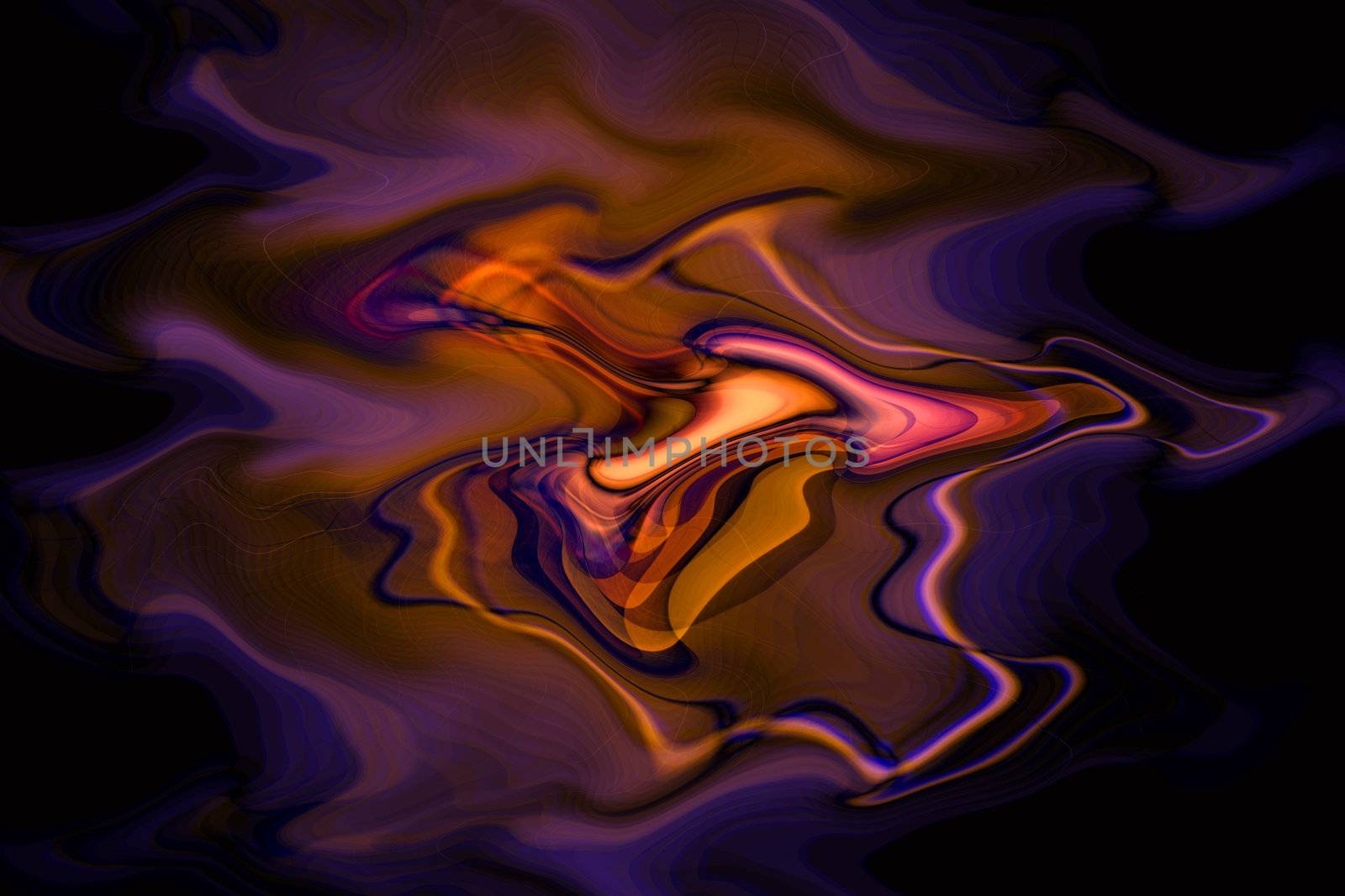 A kalaidescope of colour and patterns and swirls on dark background