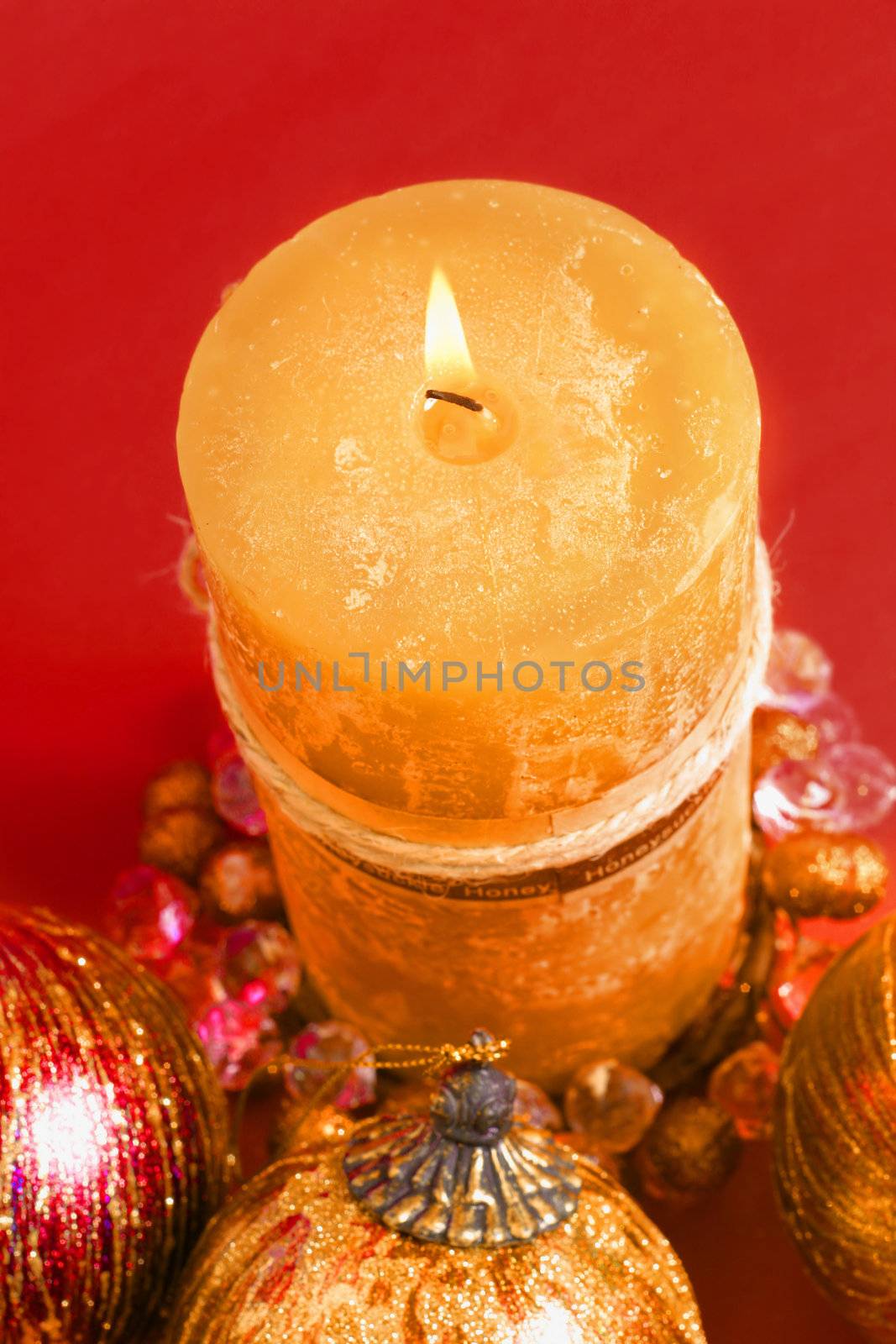 Christmas Candle by lovleah