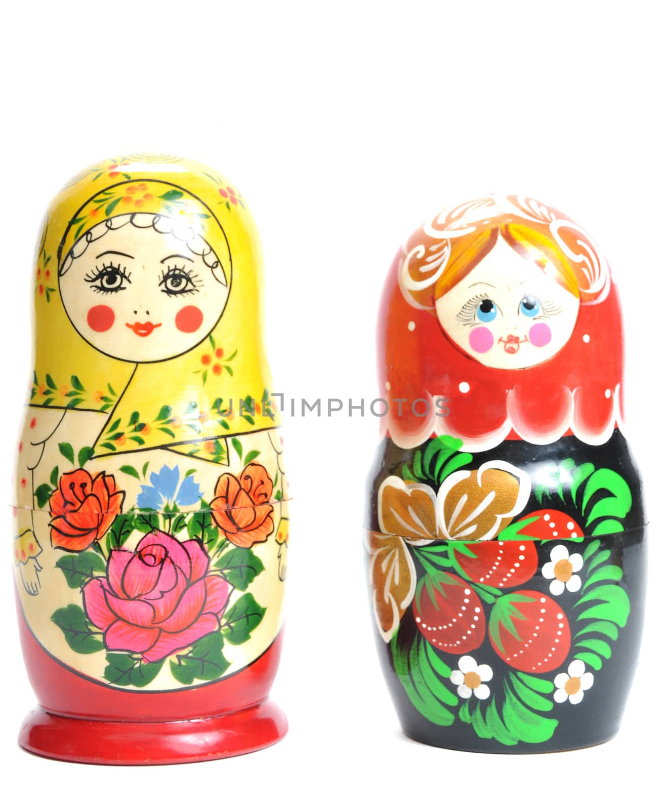 matreshka doll isolated on white Matreshkas 