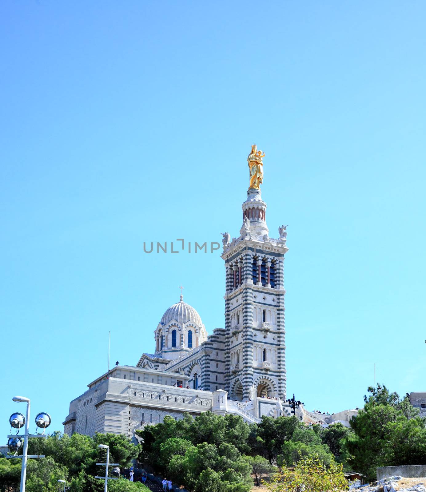 Cathedral Notre Dame in Marseille City by gary718