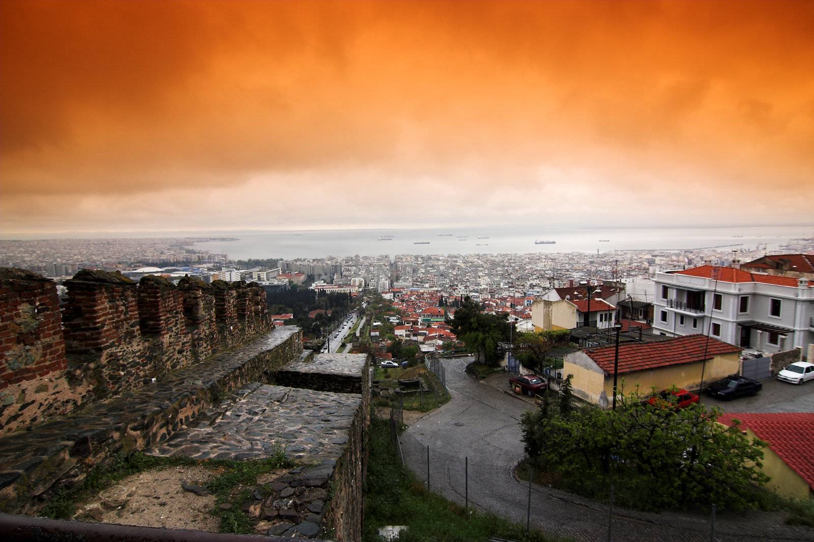 
Panoramic Image of the city of Thessaloniki