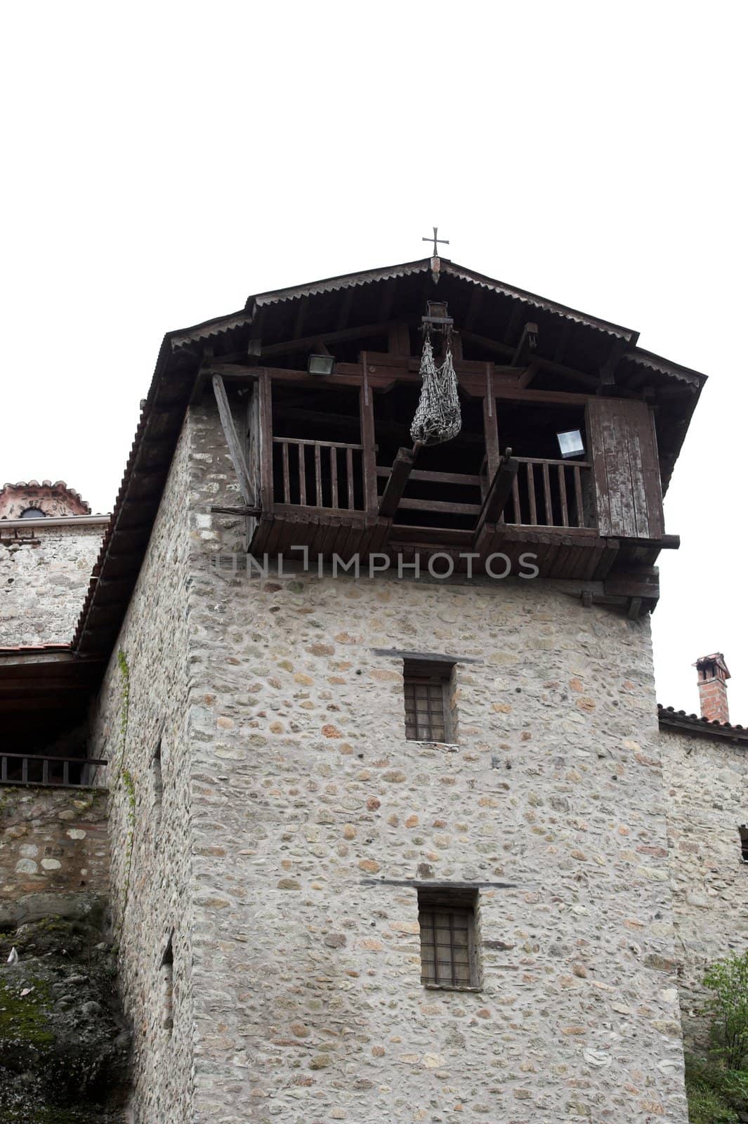 monastery church on high peaks of Meteora