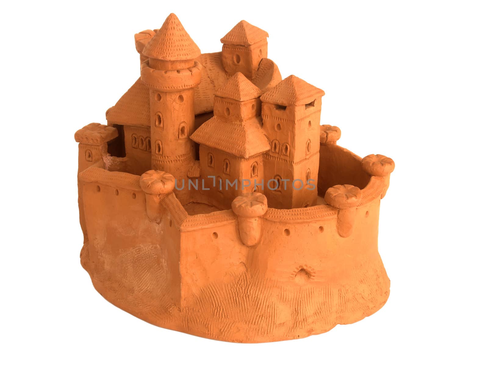 Castle from clay
