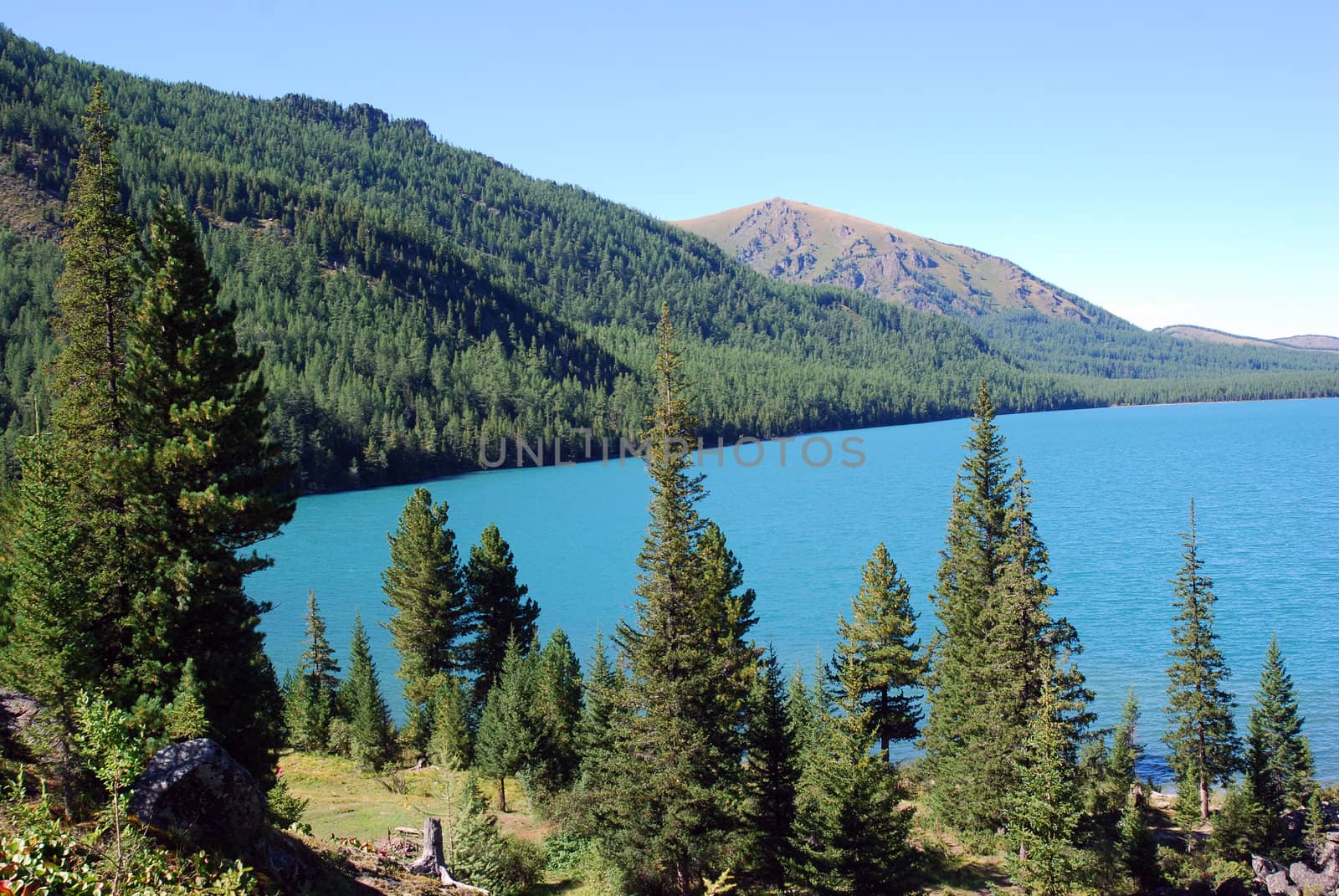 alpine lake by prizzz