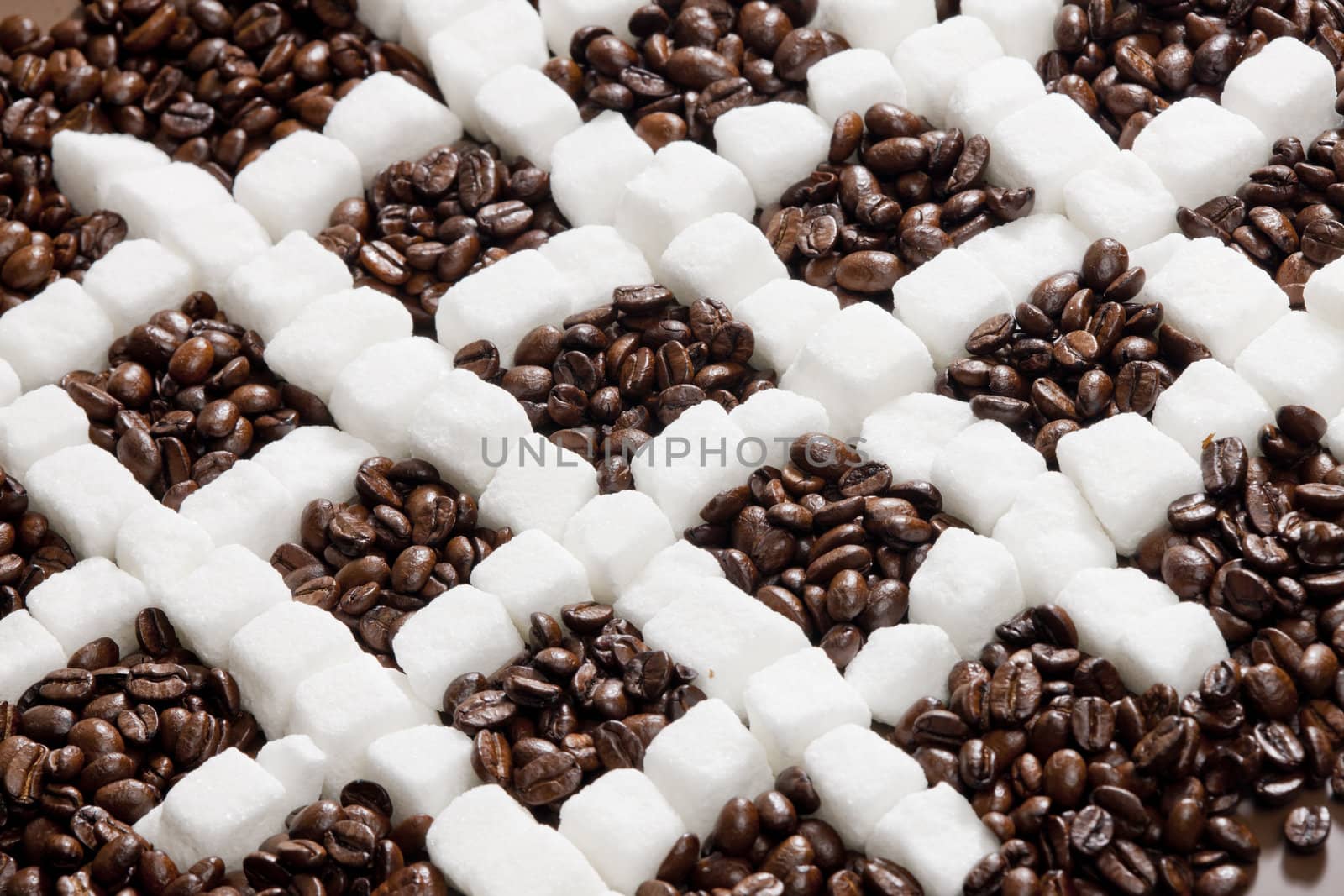 still life of coffee and sugar