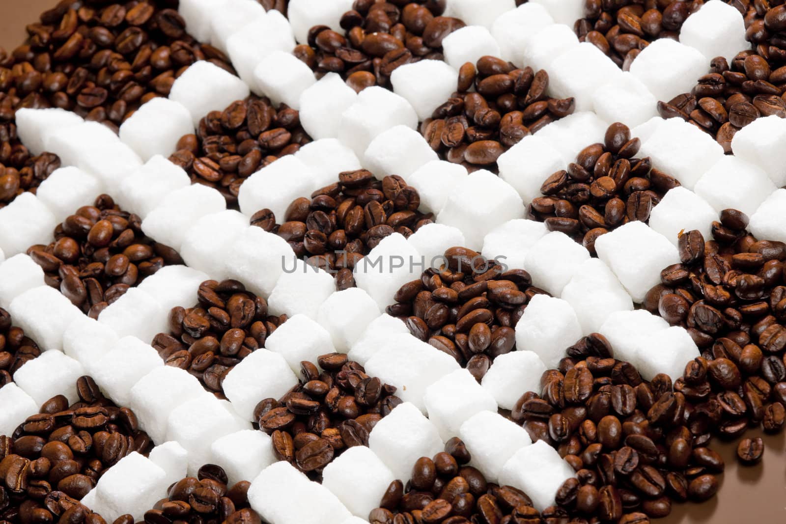 still life of coffee and sugar